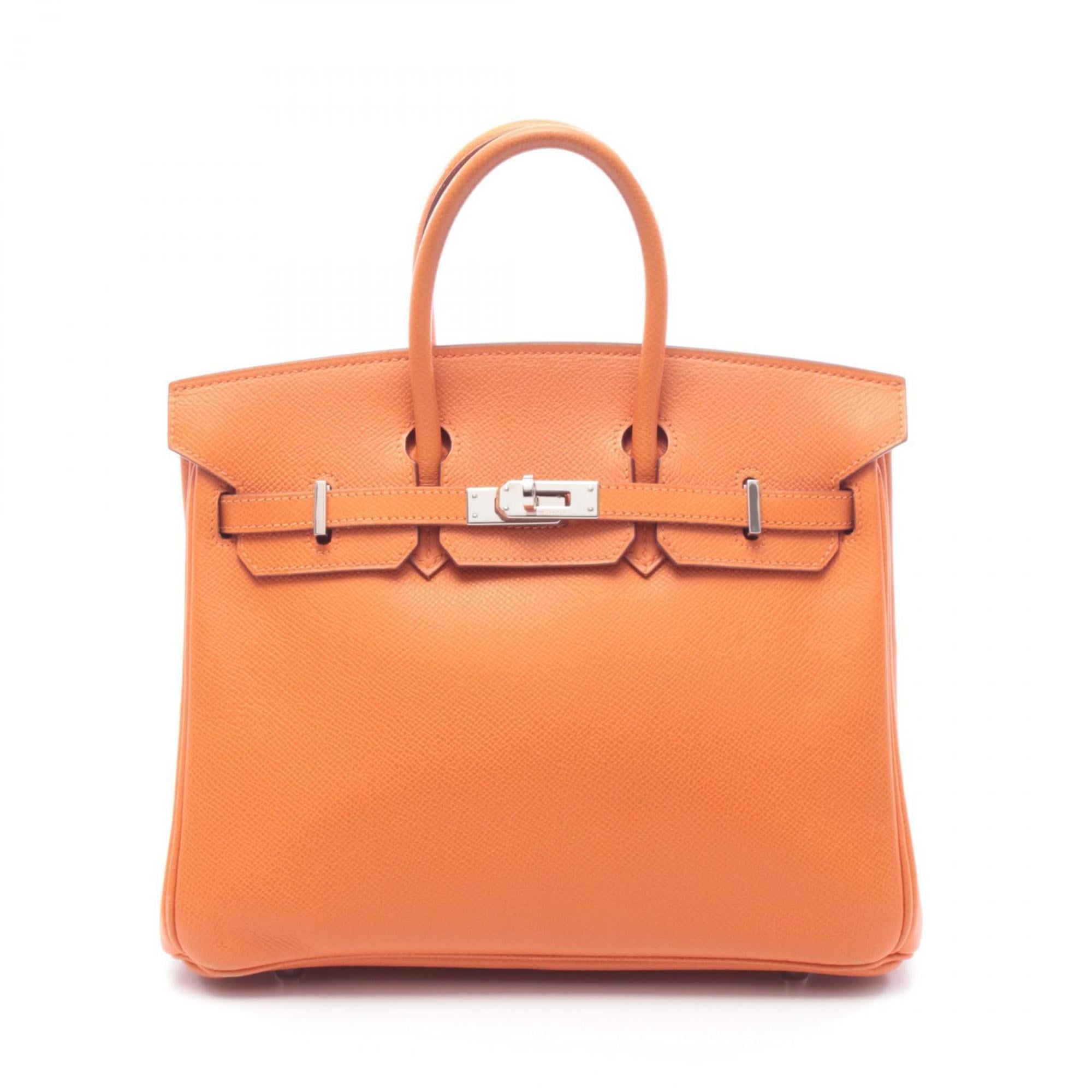 Hermes Orange Epsom Leather Leather Handbag (Pre-Owned)