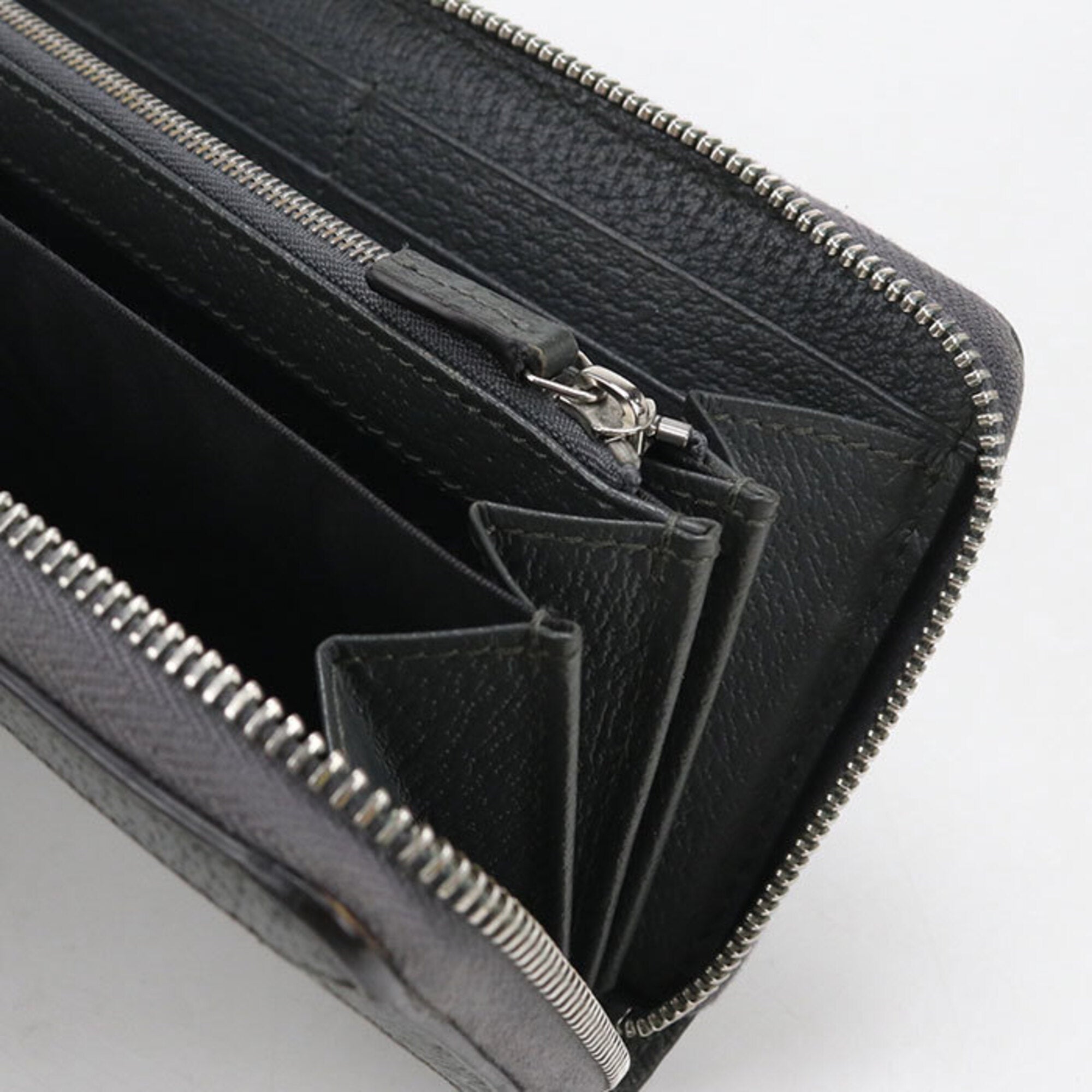 Gucci Gray Pvc Long Wallet (Bi-Fold) (Pre-Owned)