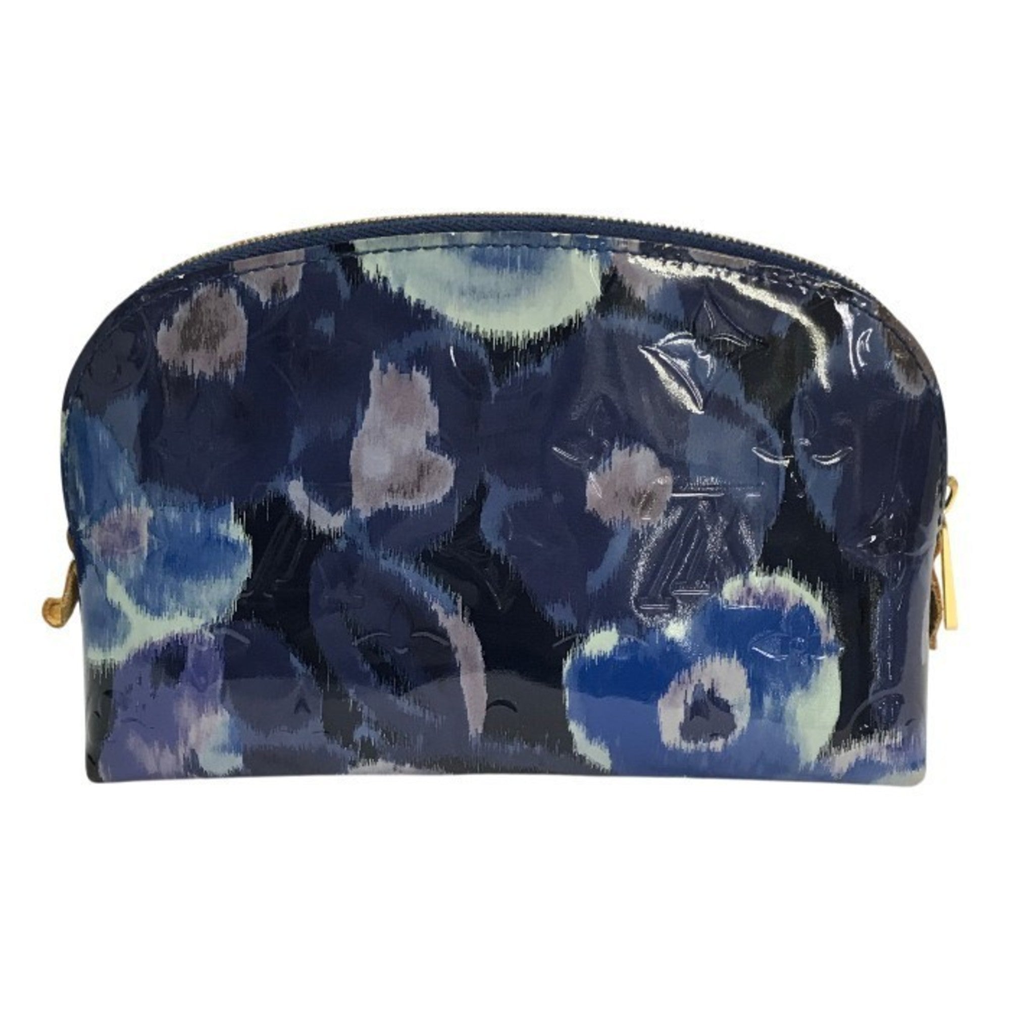 Louis Vuitton Blue Galle Vernis Pouch (Pre-Owned)