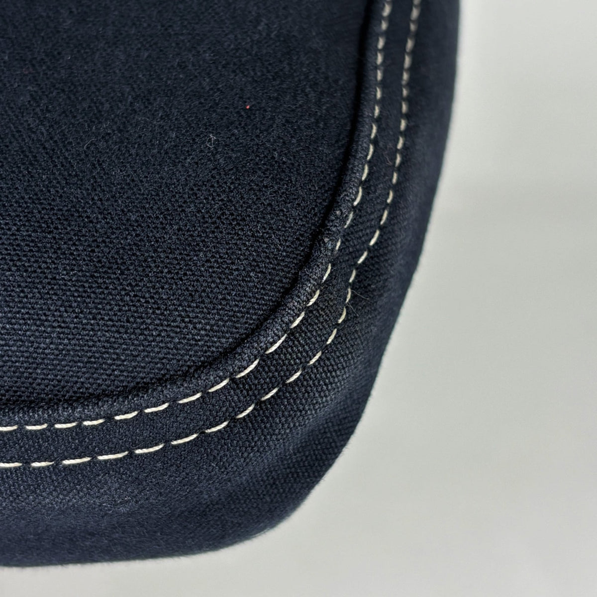 Fendi Navy Canvas Shoulder Bag (Pre-Owned)