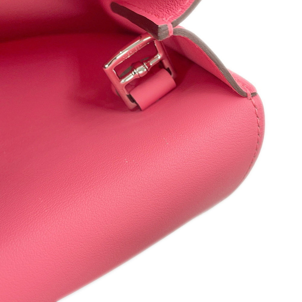 Hermes Kara Rose Azalee Swift Leather Handbag (Pre-Owned)