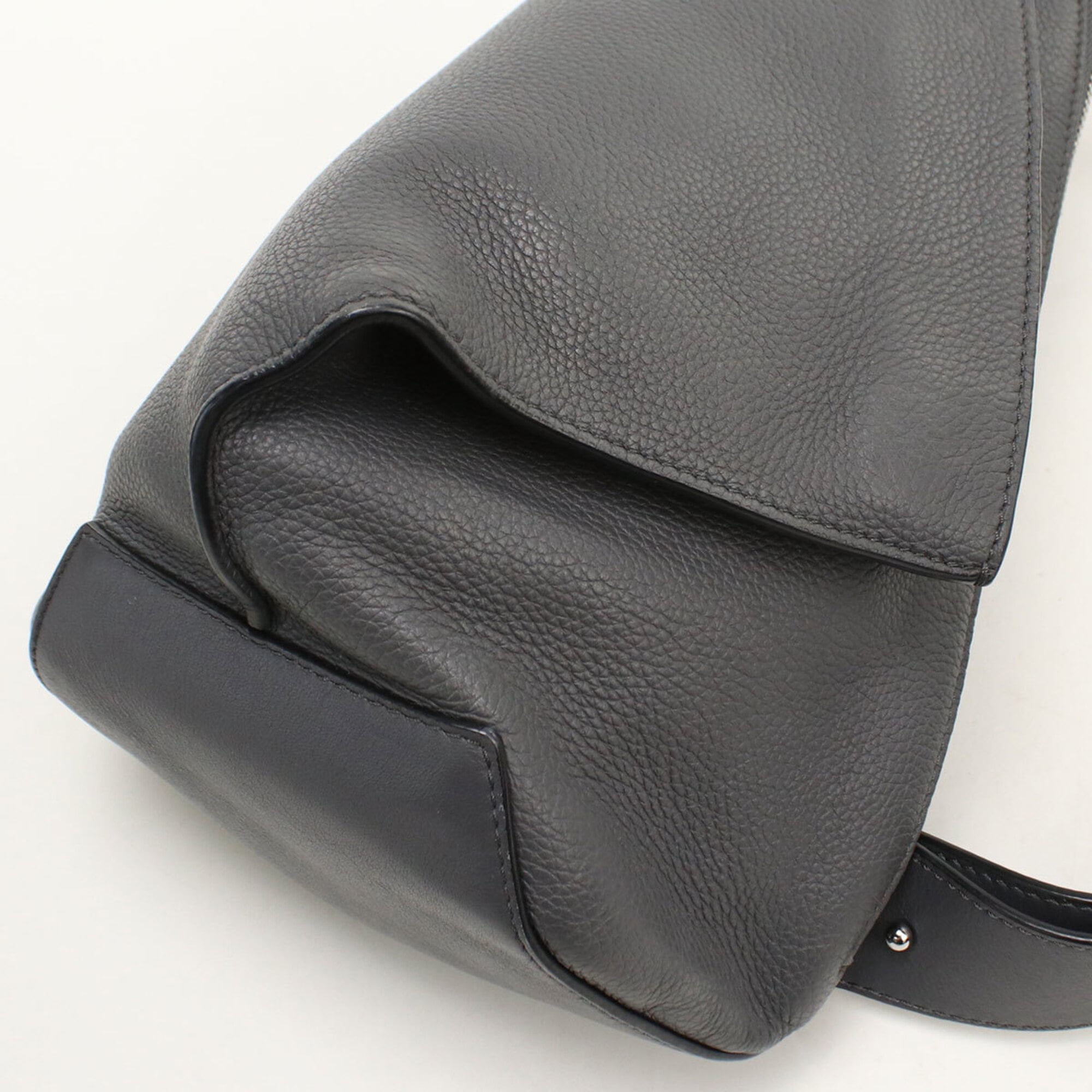 Loewe Gray Leather Sling Bag (Pre-Owned)