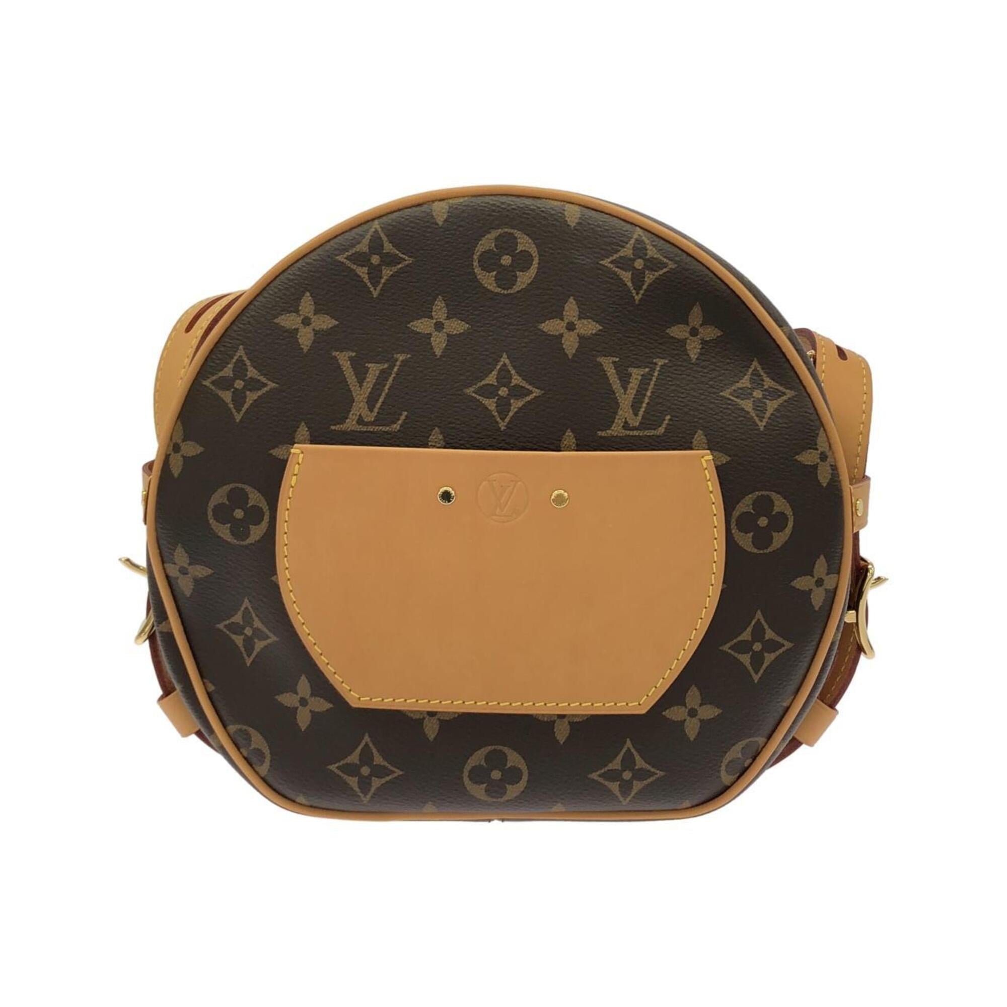 Louis Vuitton Marron Coated Canvas Shoulder Bag (Pre-Owned)