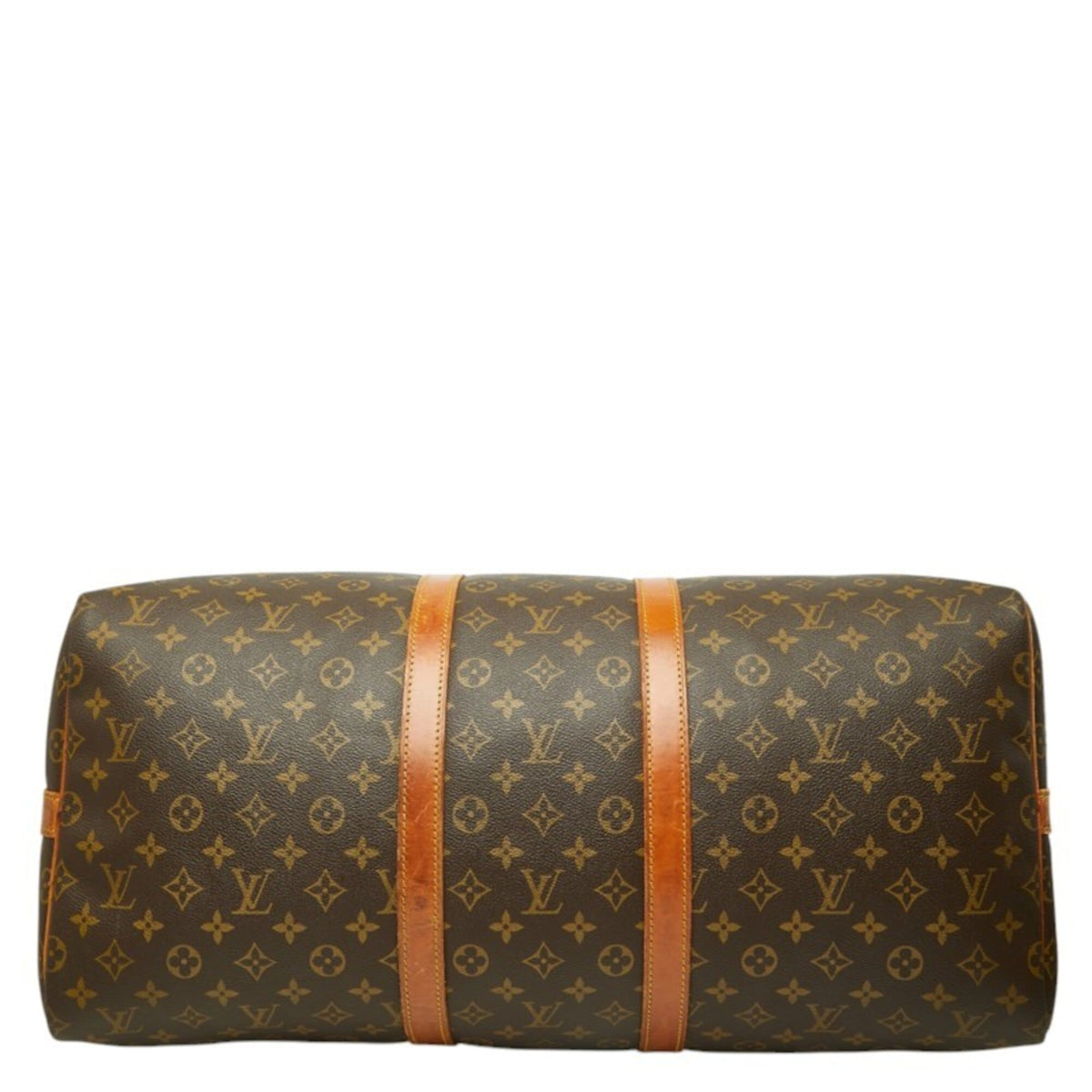 Louis Vuitton Brown Pvc Leather Boston Bag Shoulder Bag (Pre-Owned)