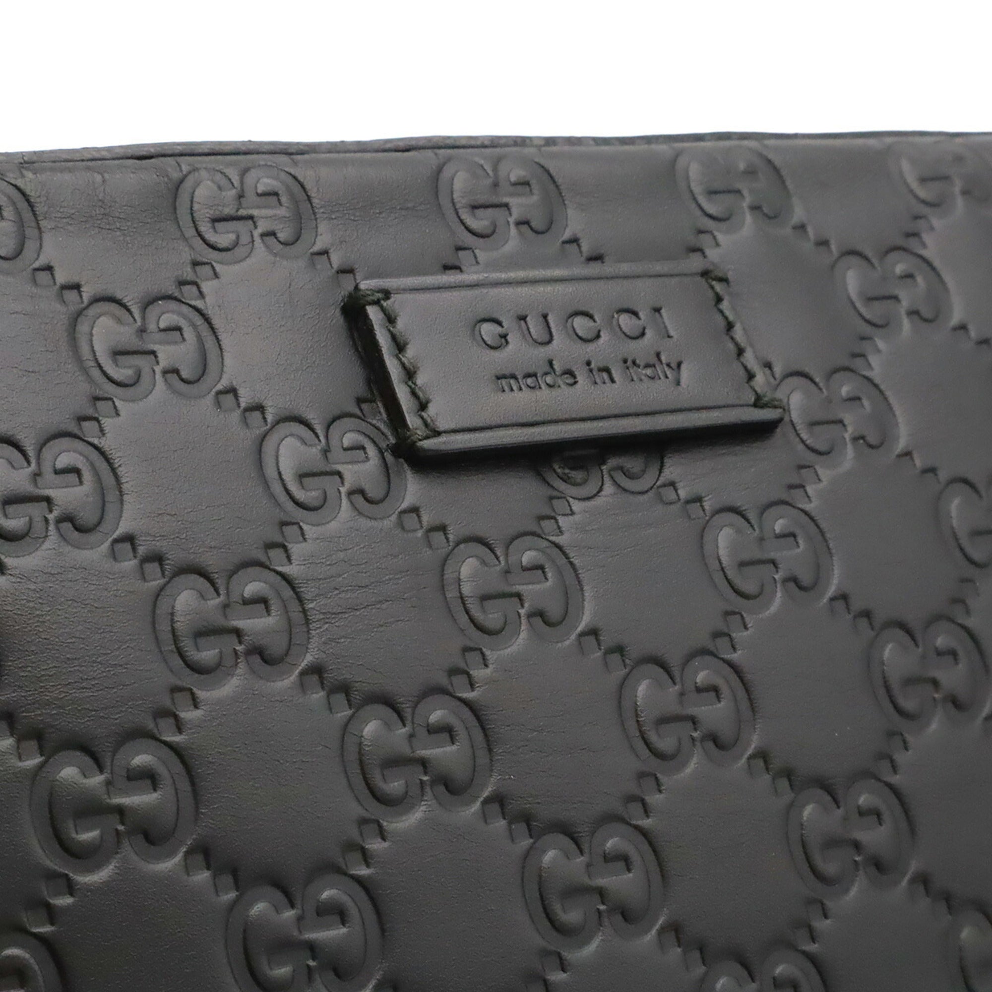 Gucci Black Leather Clutch Bag (Pre-Owned)