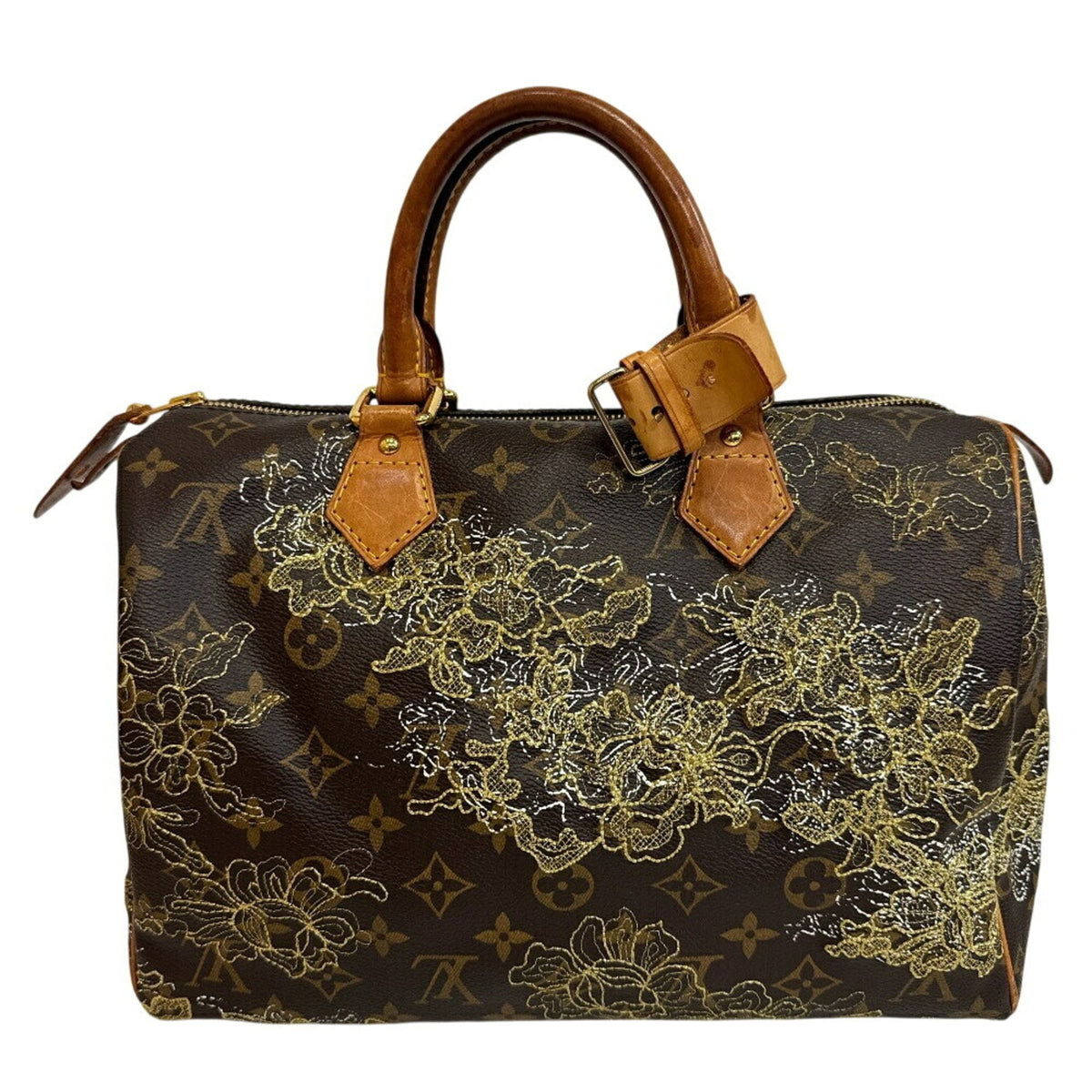 Louis Vuitton Brown Monogram Leather Boston Bag Handbag (Pre-Owned)