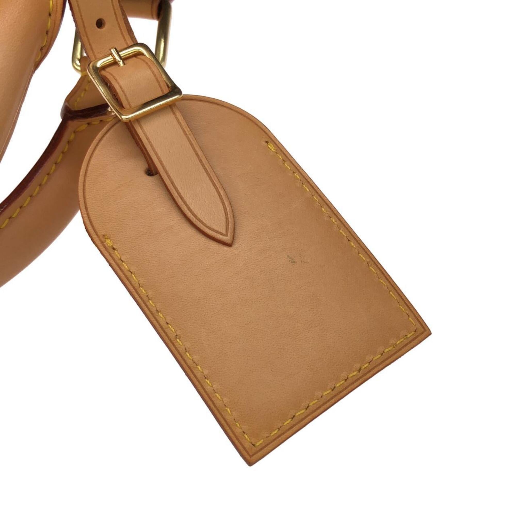 Louis Vuitton Marron Coated Canvas Boston Bag (Pre-Owned)