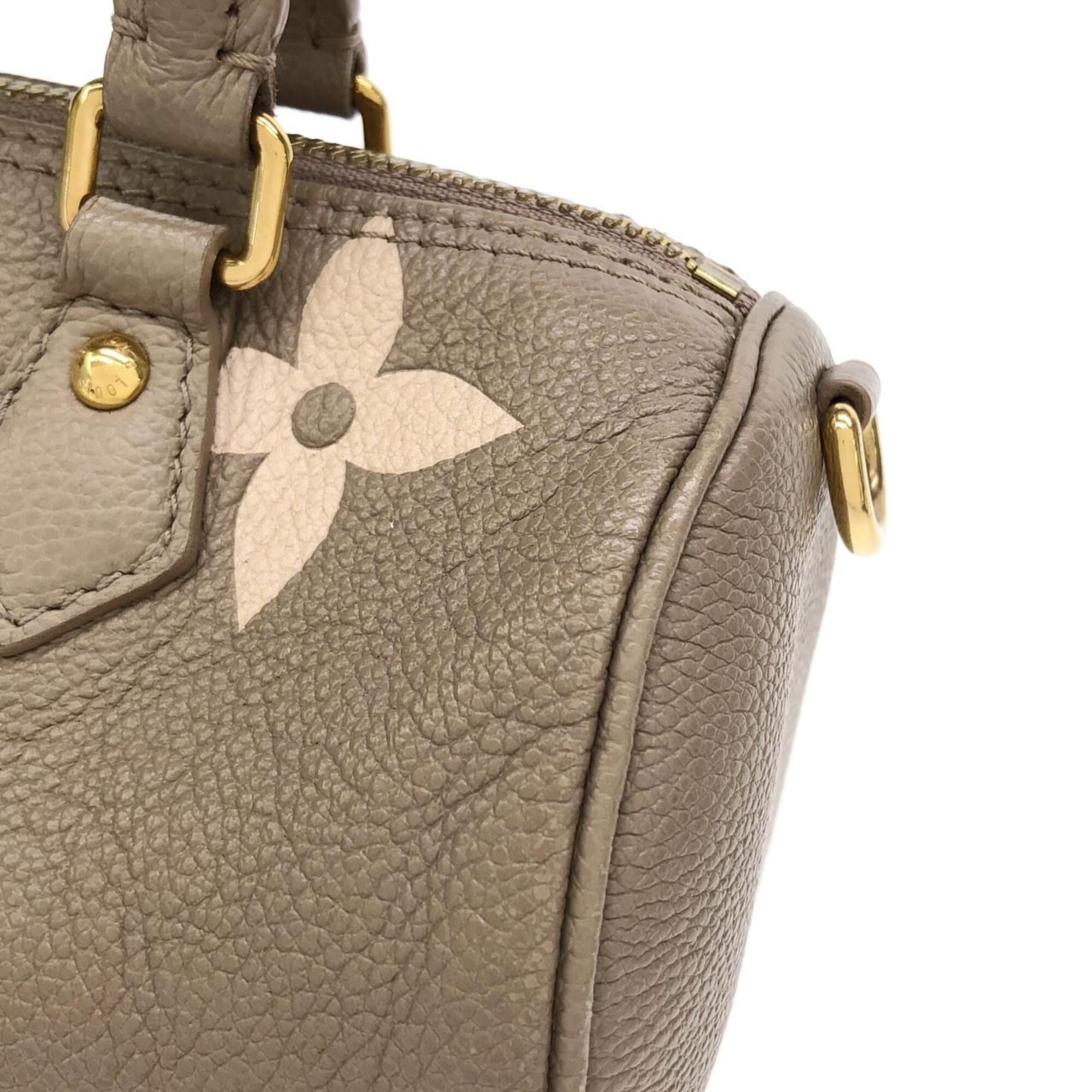 Louis Vuitton Cream Tourterelle Leather Pouch Shoulder Bag (Pre-Owned)