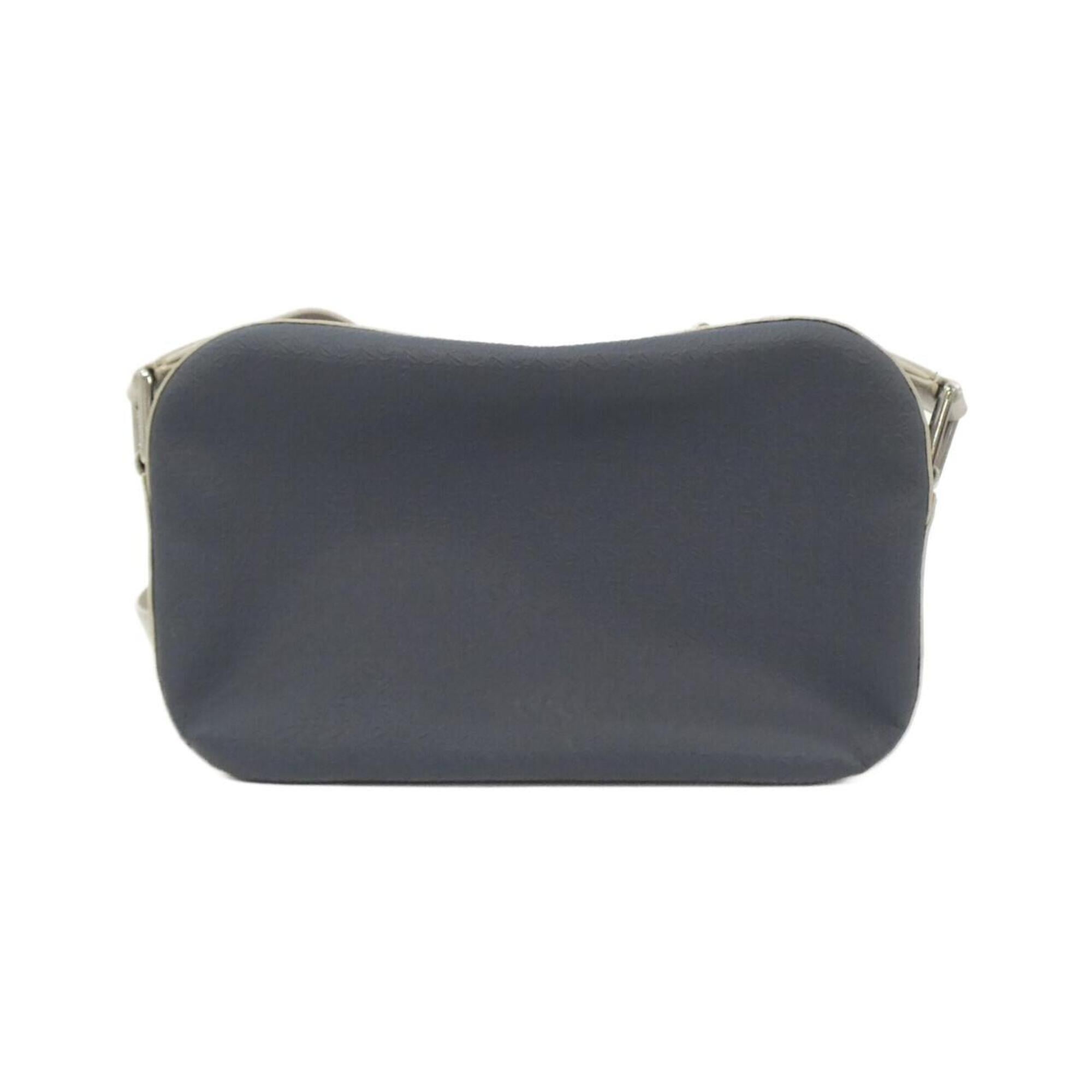 Loewe Gray Navy Pvc Vinyl Pouch Shoulder Bag (Pre-Owned)