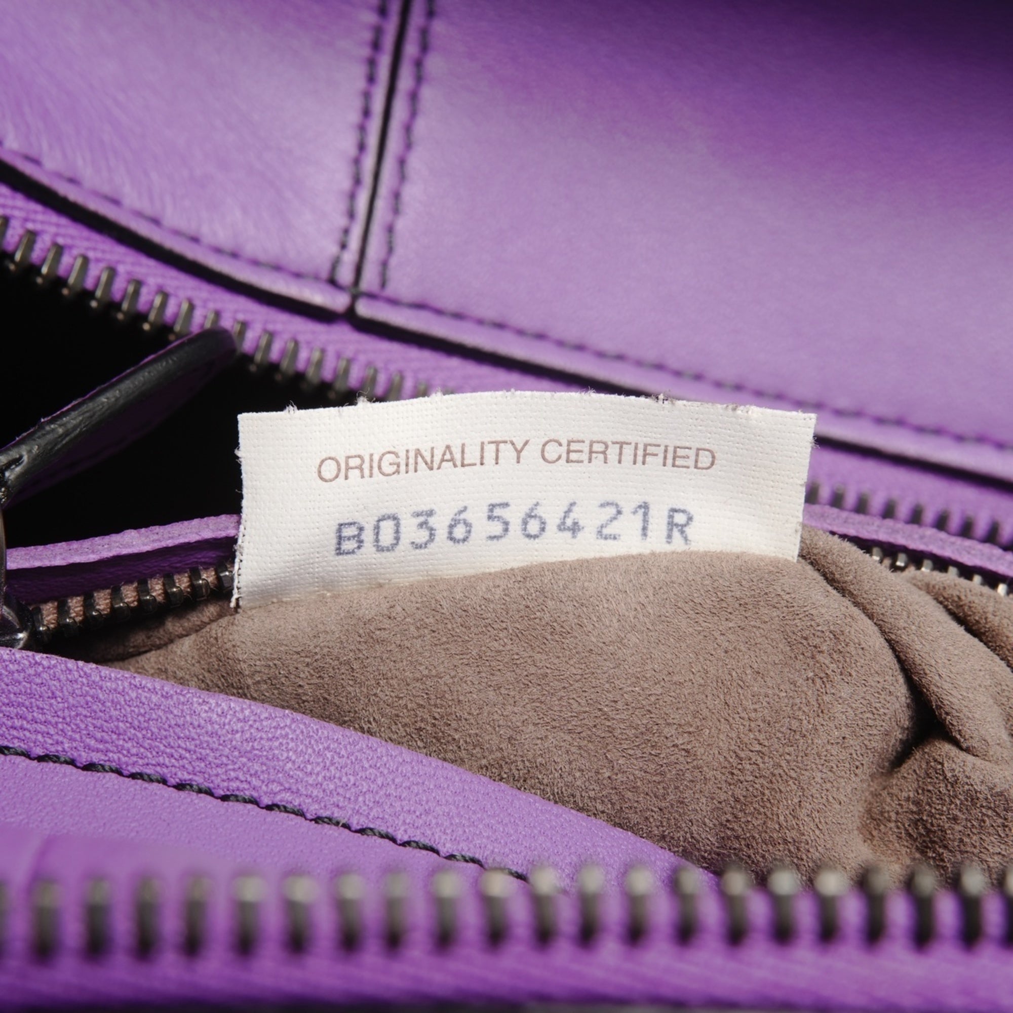 Bottega Veneta Intrecciato Purple Handbag (Pre-Owned)
