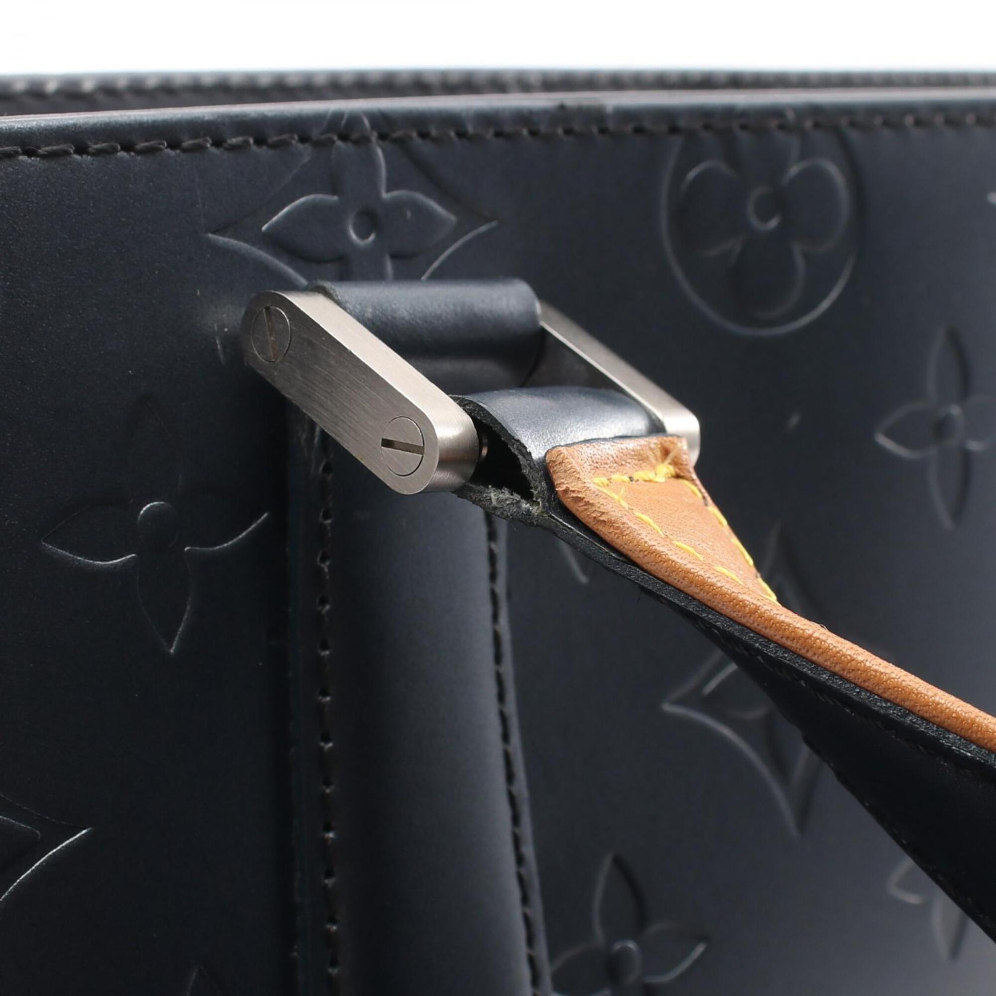 Louis Vuitton Blue Navy Leather Handbag (Pre-Owned)