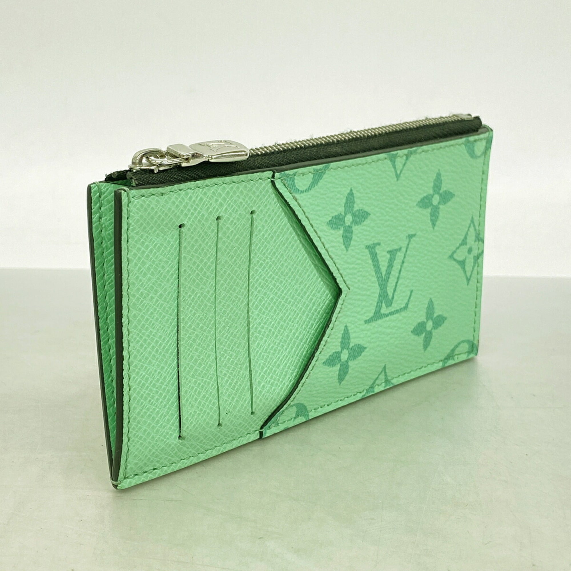 Louis Vuitton Green Coin Purse/Coin Case (Pre-Owned)