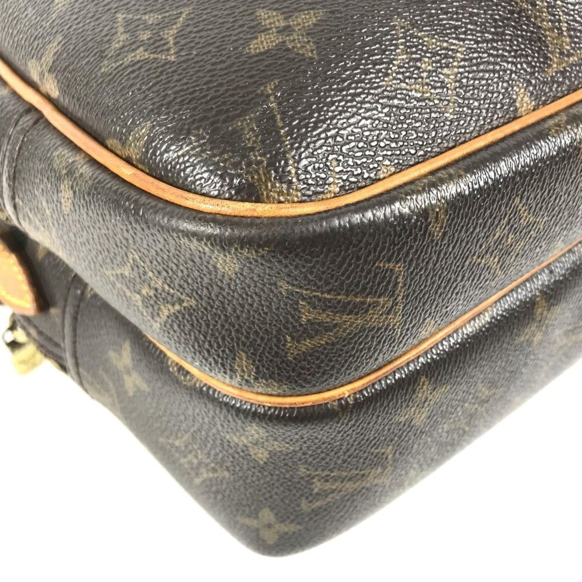 Louis Vuitton Brown Monogram Canvas Shoulder Bag (Pre-Owned)