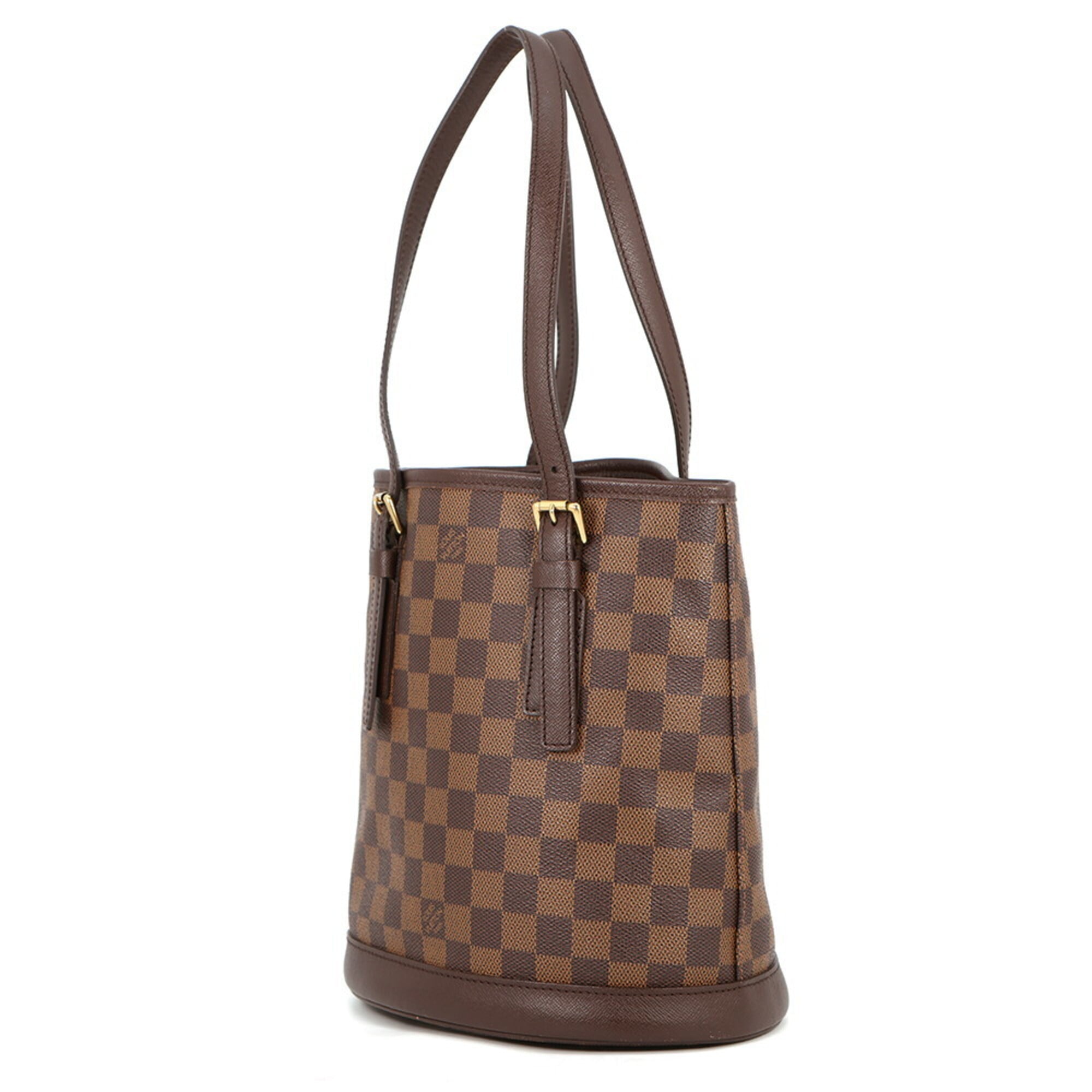 Louis Vuitton Red Color Damier Canvas Handbag Pouch Shoulder Bag Tote Bag (Pre-Owned)