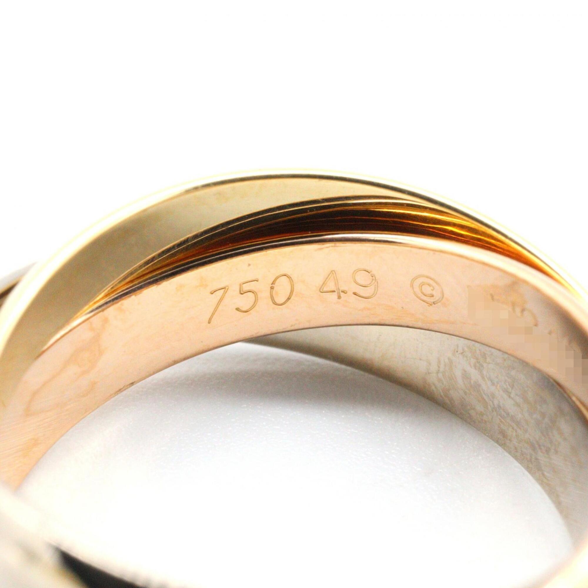 Cartier Gold Silver Yellow Gold (18K) Pink Gold (18K) White Gold (18K) Band Ring (Pre-Owned)