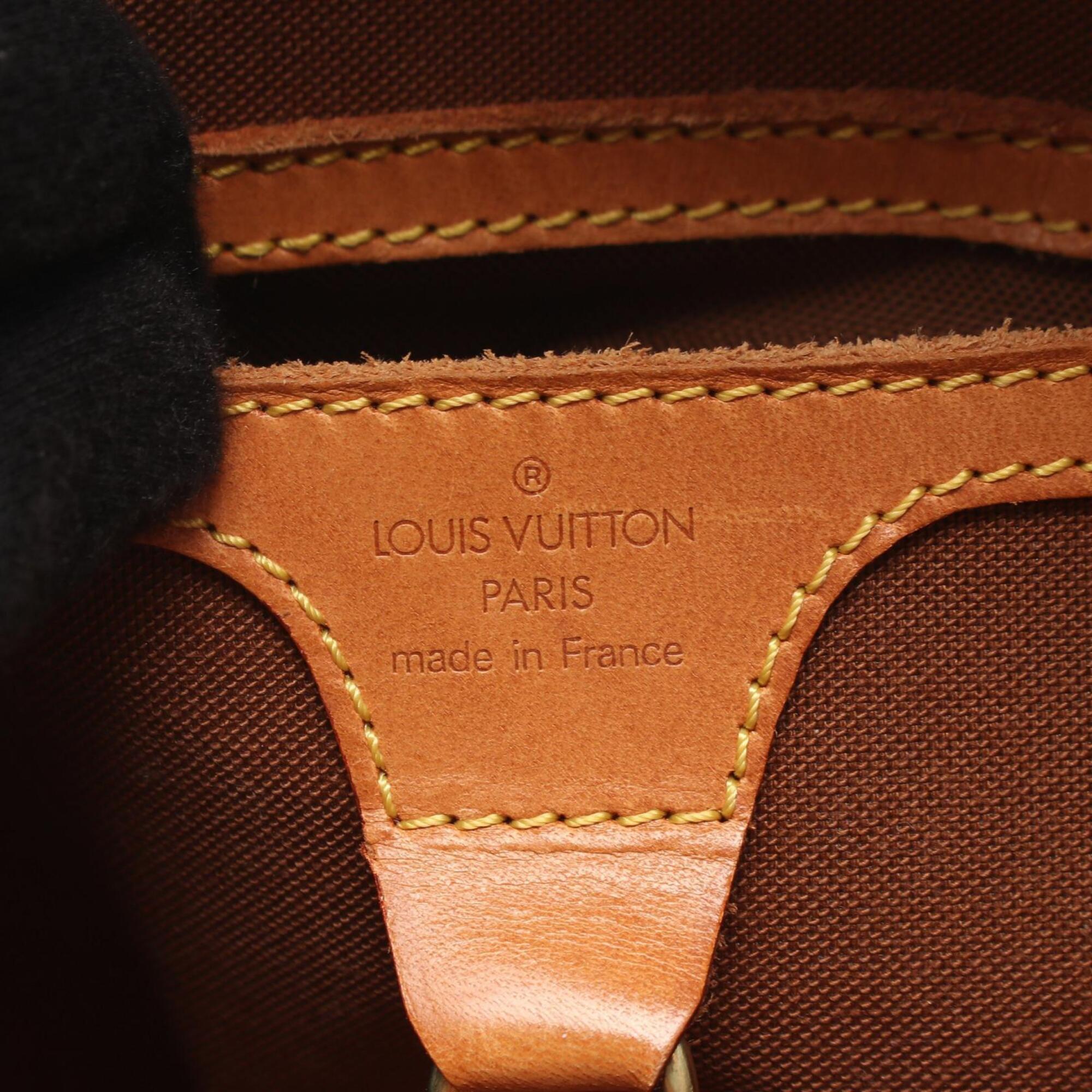 Louis Vuitton Brown Coated Canvas Pvc Monogram Leather Handbag (Pre-Owned)