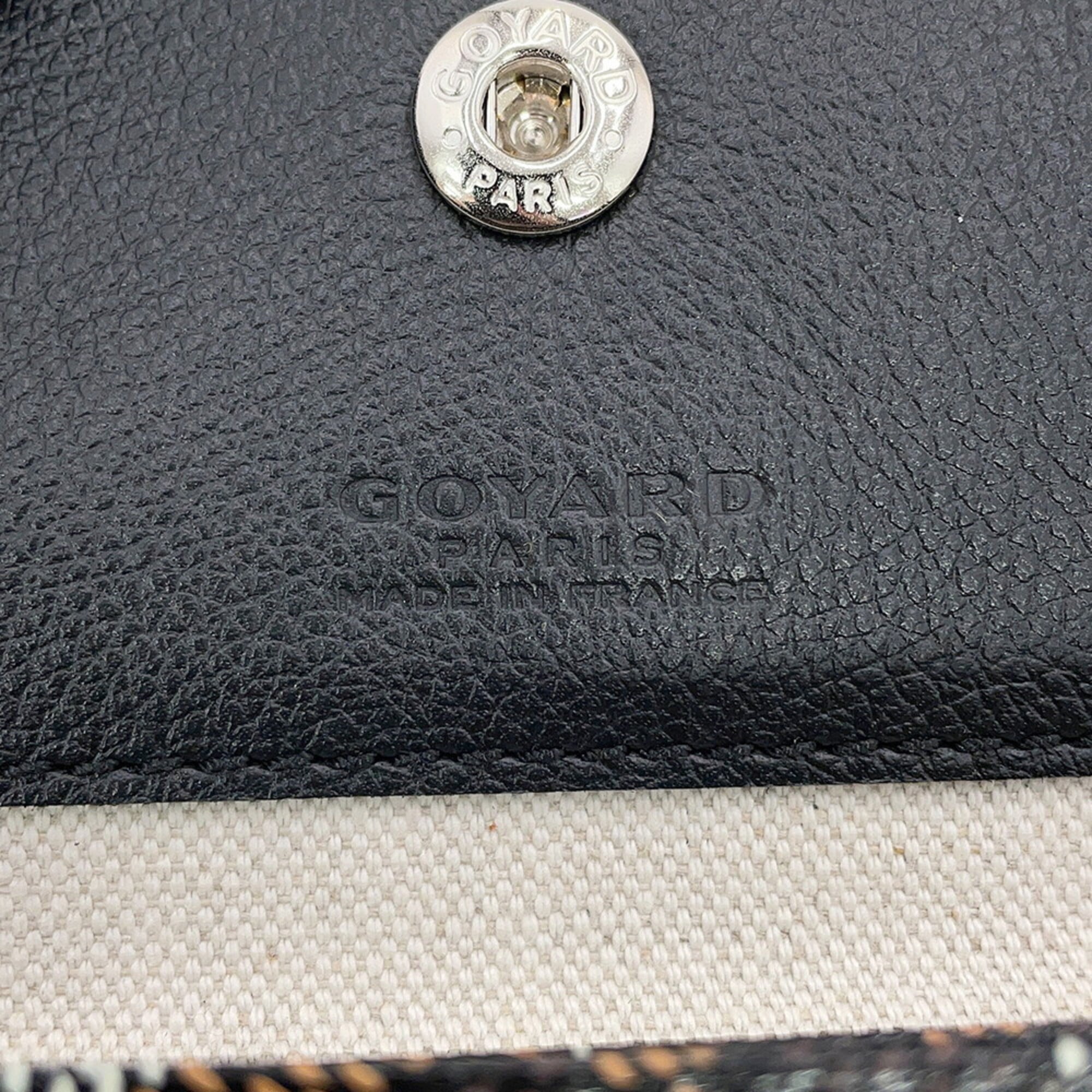 Goyard Black Pvc Leather Shoulder Bag (Pre-Owned)
