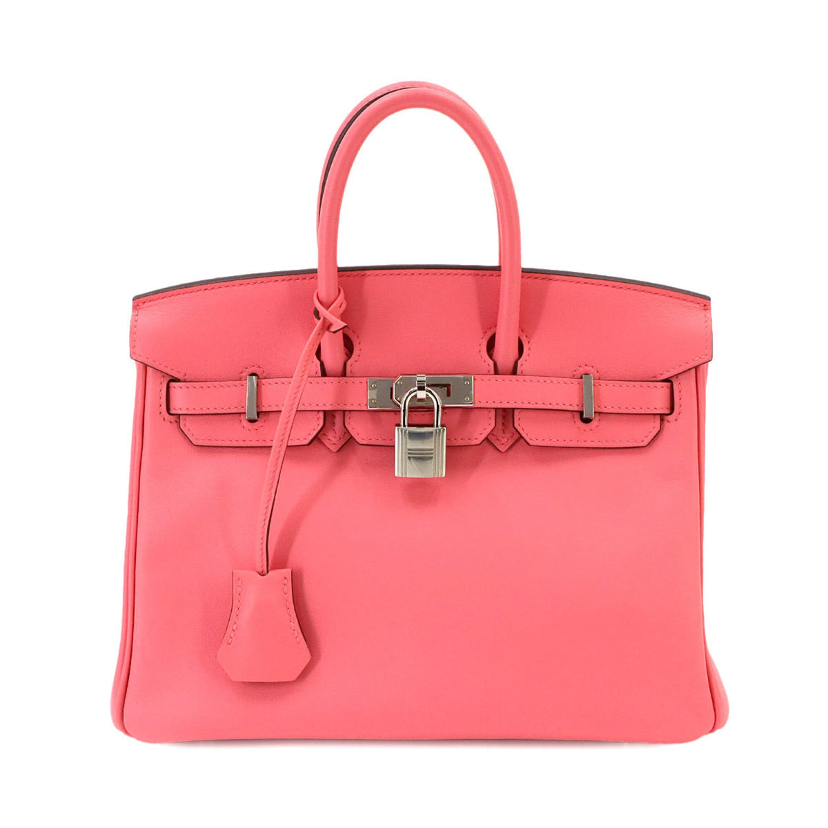 Hermes Rose Azalee Swift Leather Handbag (Pre-Owned)