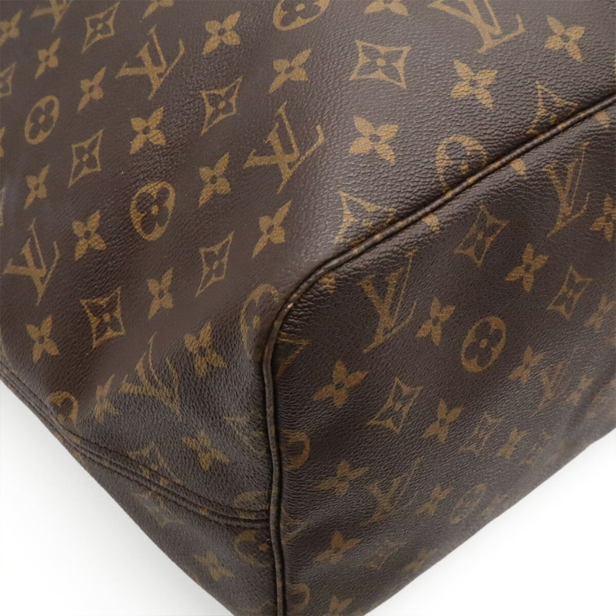 Louis Vuitton Brown Monogram White Monogram Shoulder Bag Tote Bag (Pre-Owned)
