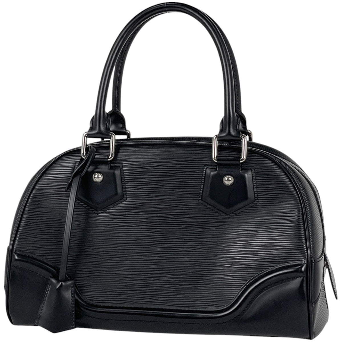 Louis Vuitton Black Noir Epi Leather Handbag (Pre-Owned)