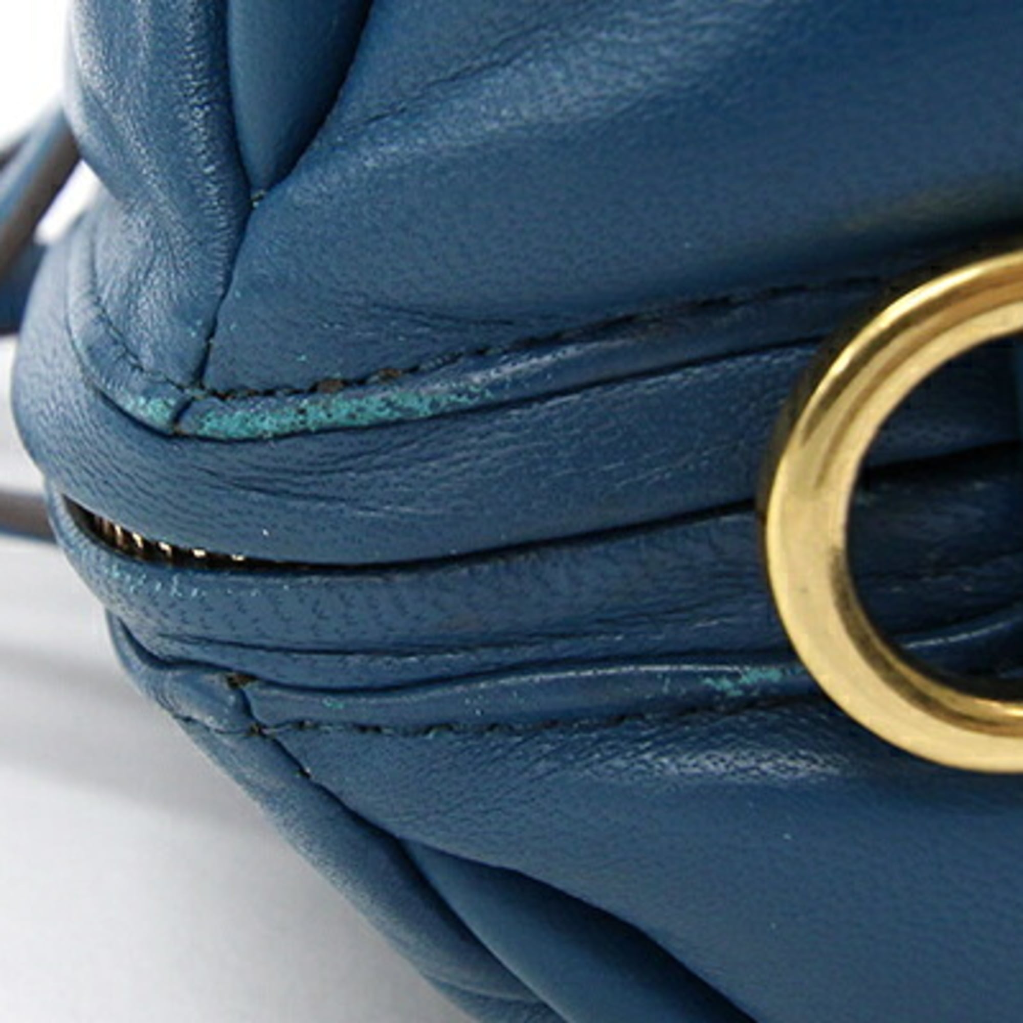 Anya Hindmarch Blue Leather Handbag (Pre-Owned)