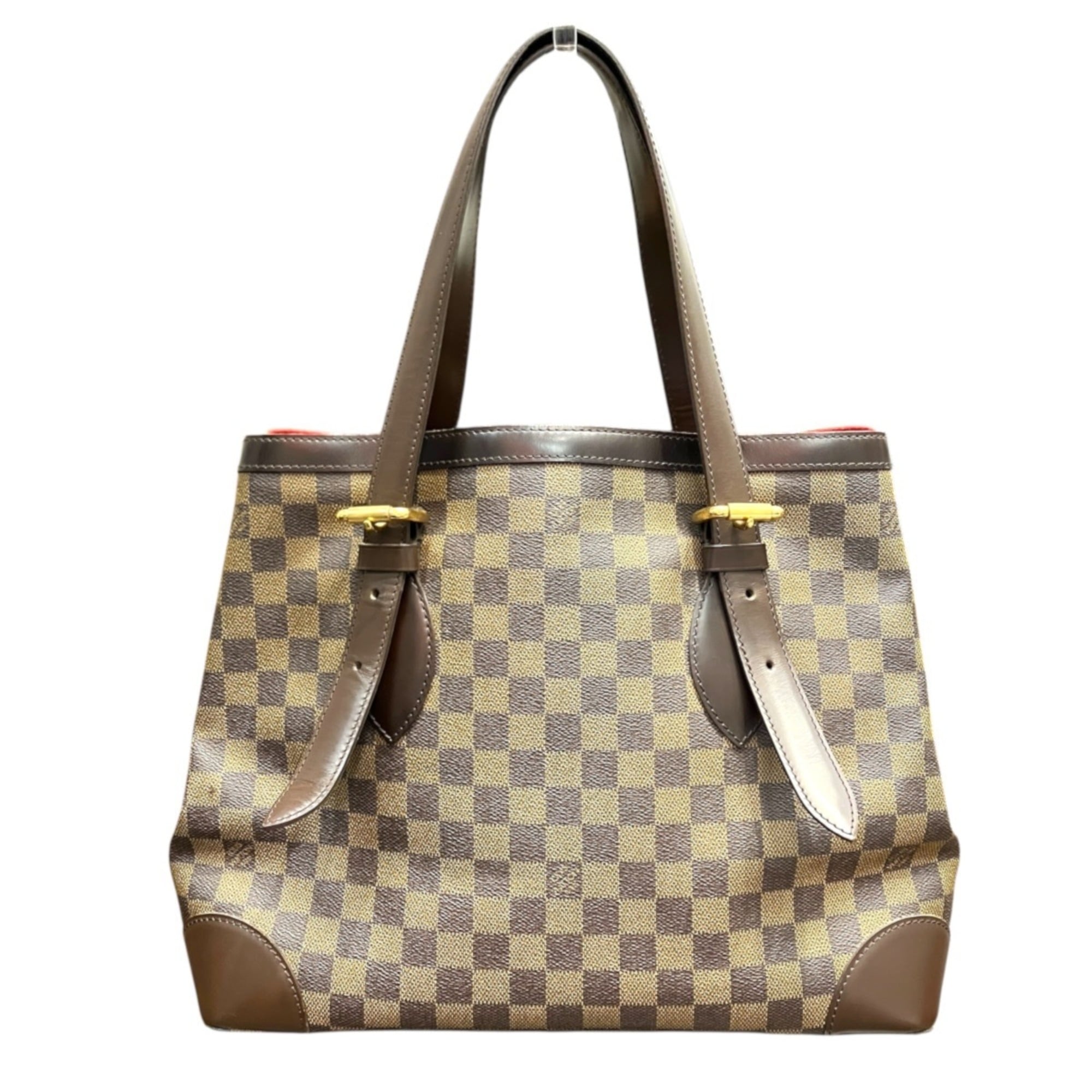 Louis Vuitton Damier Canvas Damier Canvas Leather Shoulder Bag (Pre-Owned)
