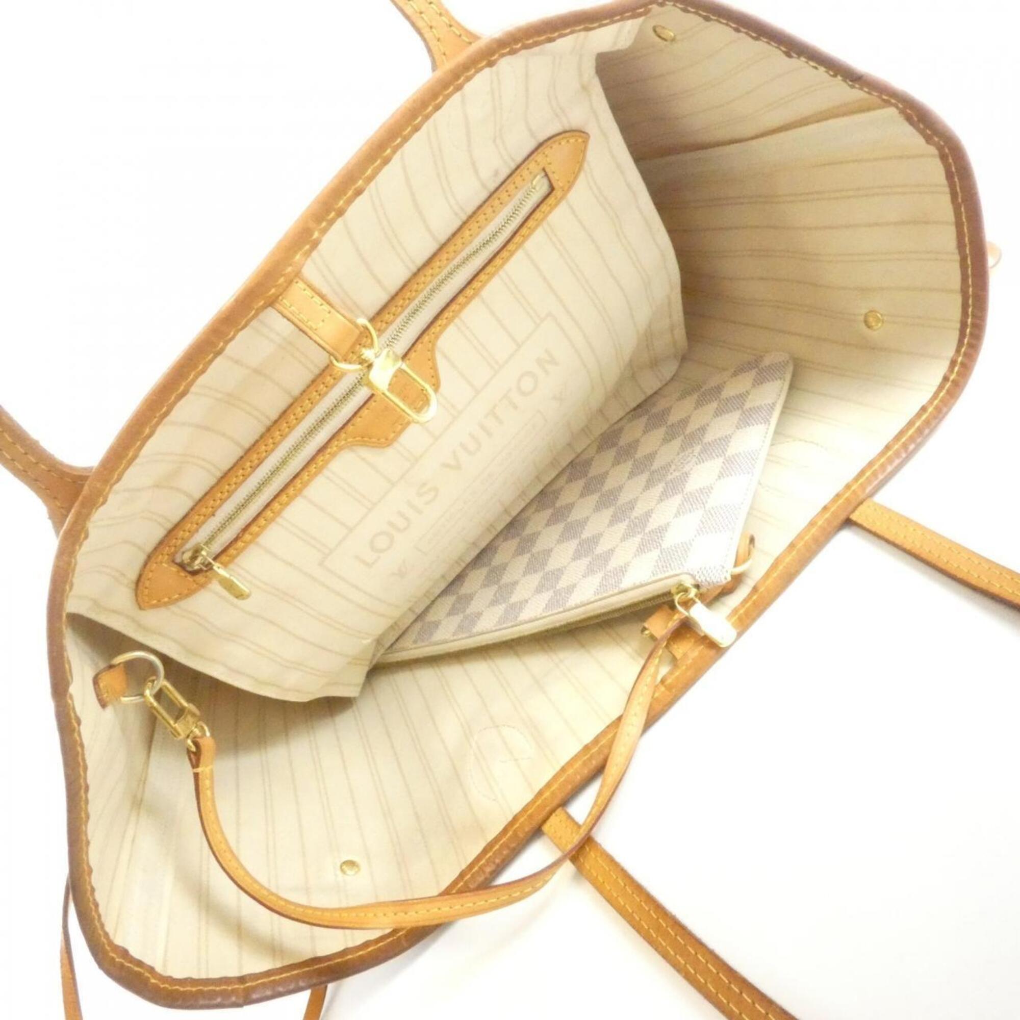 Louis Vuitton Azur Coated Canvas Handbag Pouch (Pre-Owned)