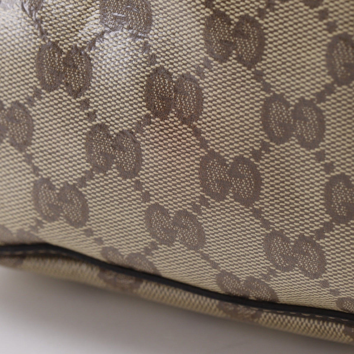 Gucci Brown Gg Crystal Tote Bag (Pre-Owned)