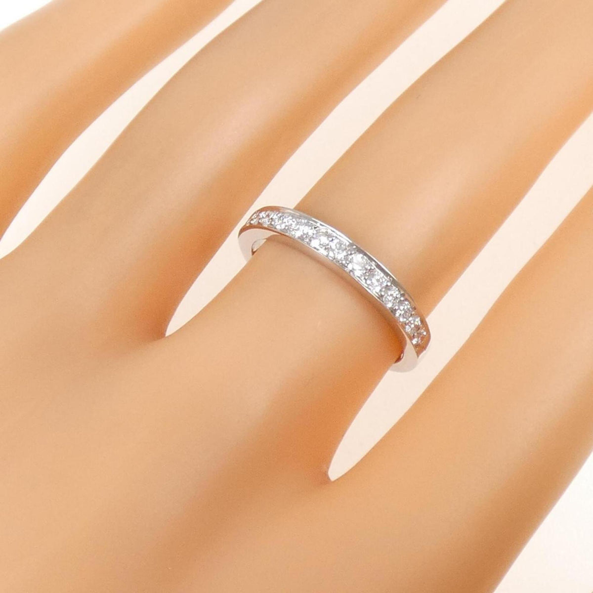 Tiffany Platinum Platinum 950 Band Ring (Pre-Owned)