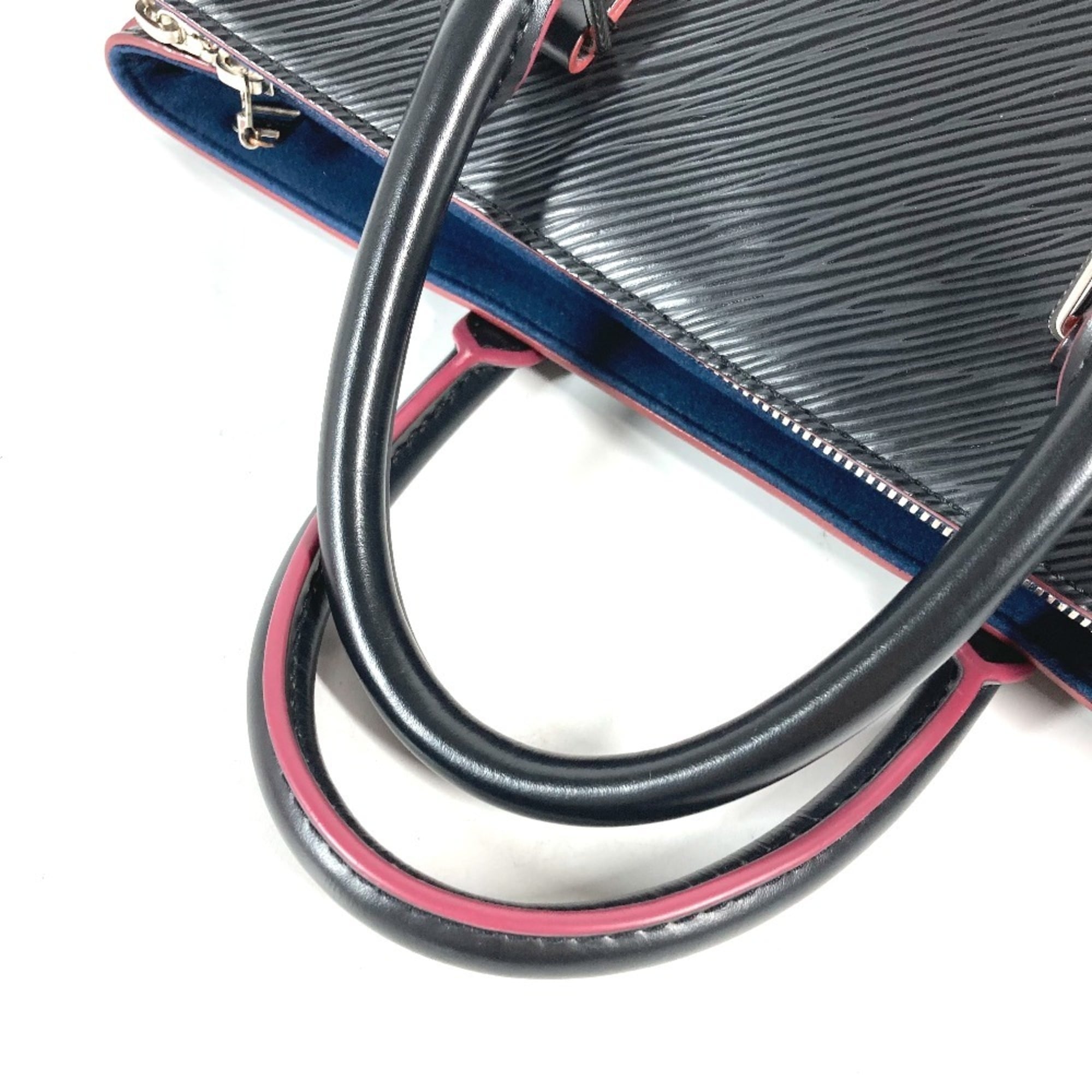 Louis Vuitton Bicolor Black Noir Pink Epi Leather Handbag Shoulder Bag Tote Bag (Pre-Owned)