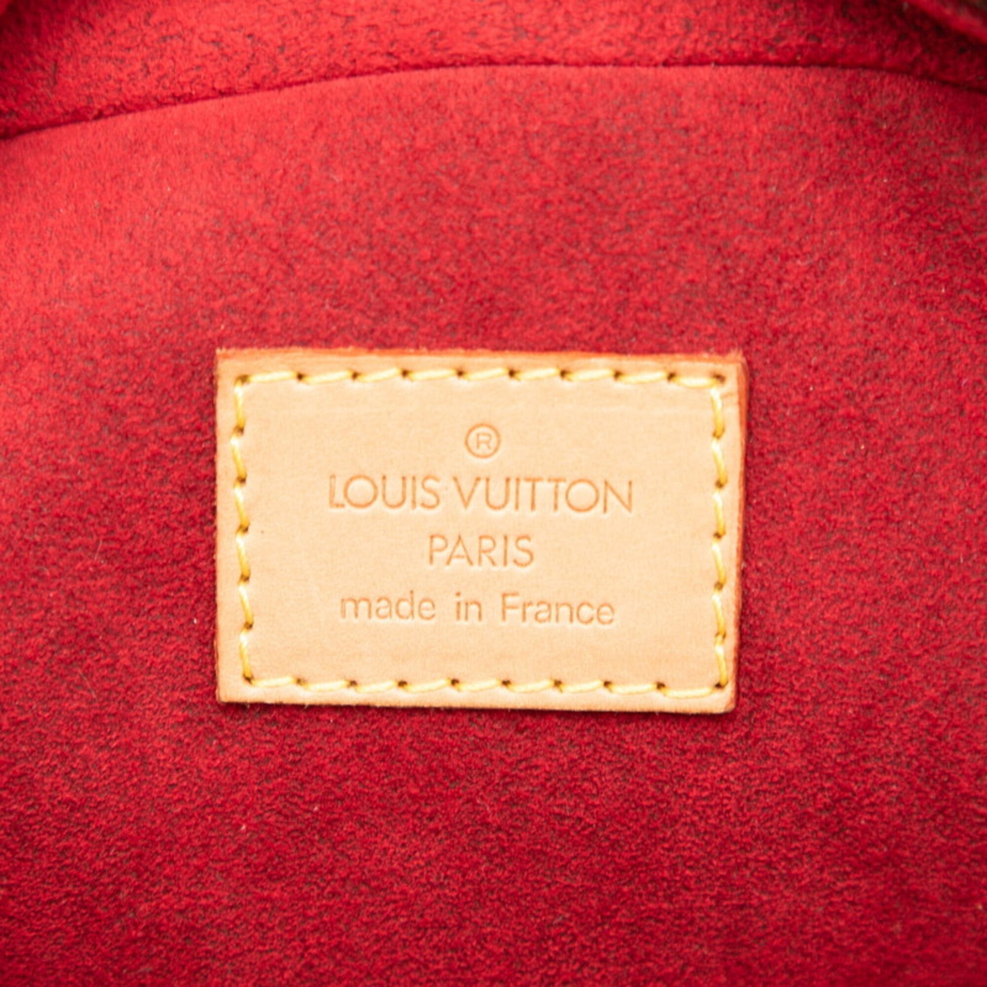 Louis Vuitton Brown Pvc Leather Handbag (Pre-Owned)