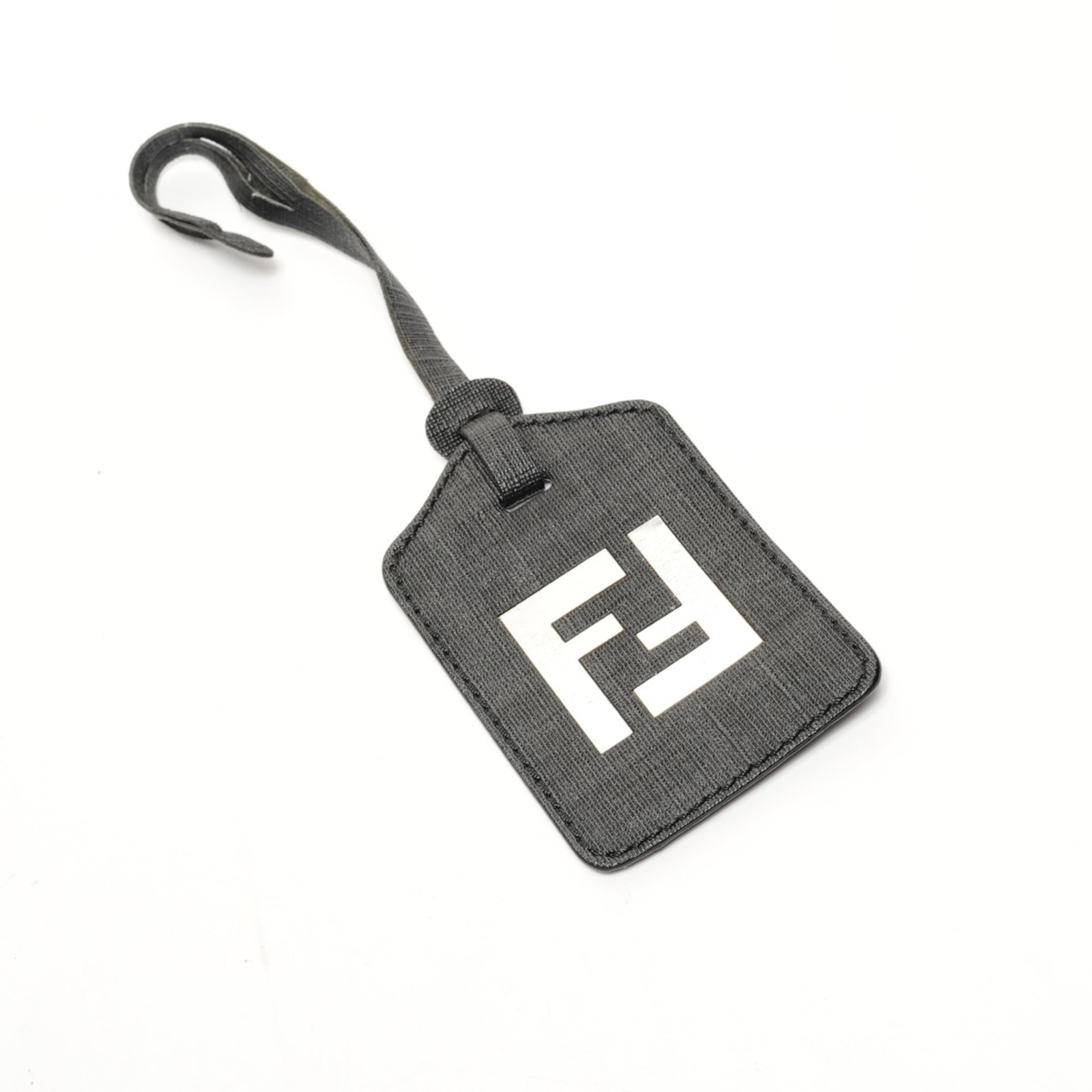 Fendi Zucca Gray Shoulder Bag (Pre-Owned)