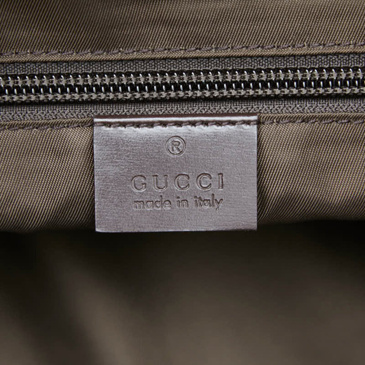 Gucci Beige Brown Pvc Leather Backpack (Pre-Owned)