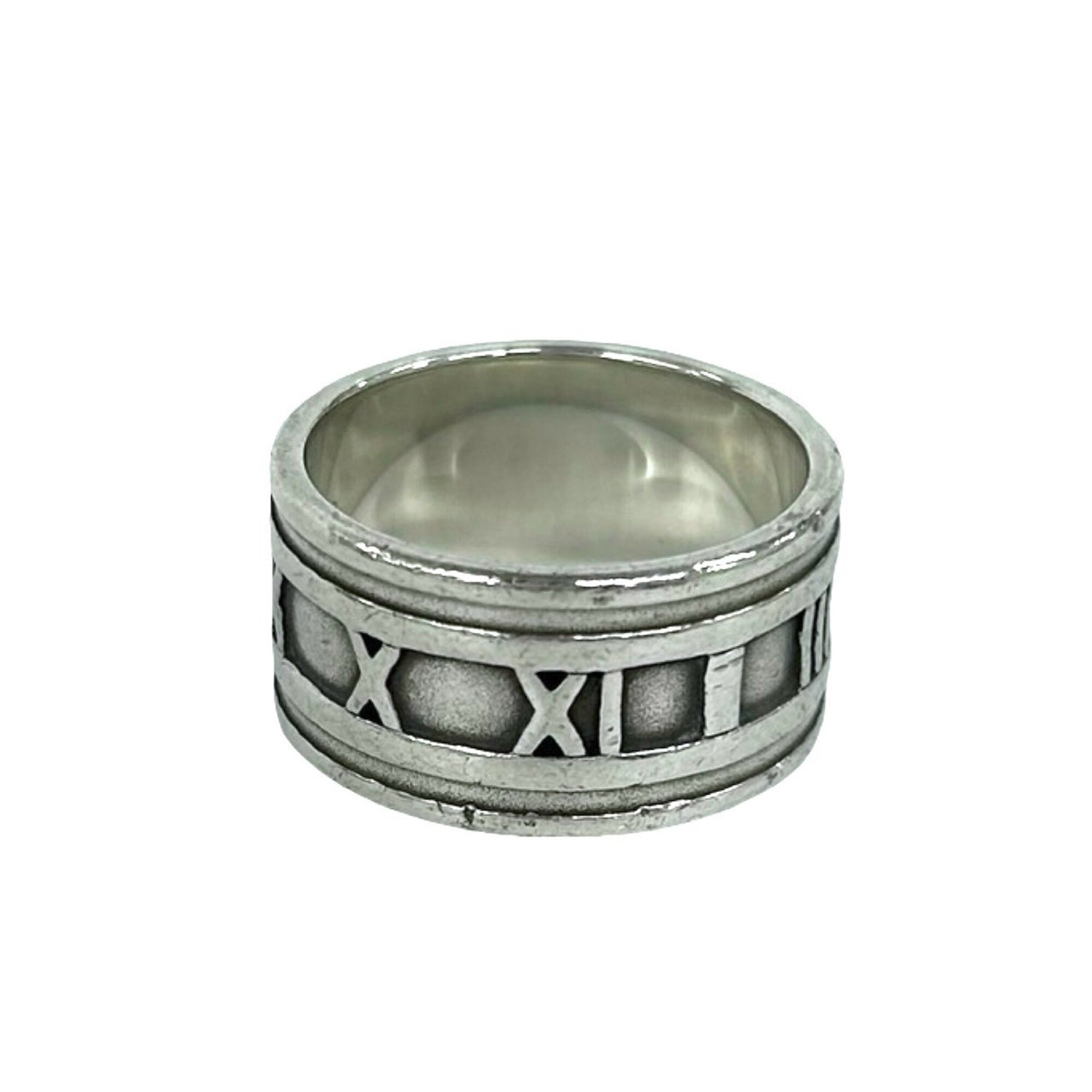 Tiffany Silver Silver 925 Band Ring (Pre-Owned)