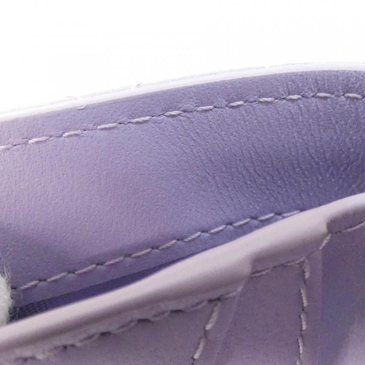 Christian Dior Purple Leather Wallet (Bi-Fold) (Pre-Owned)