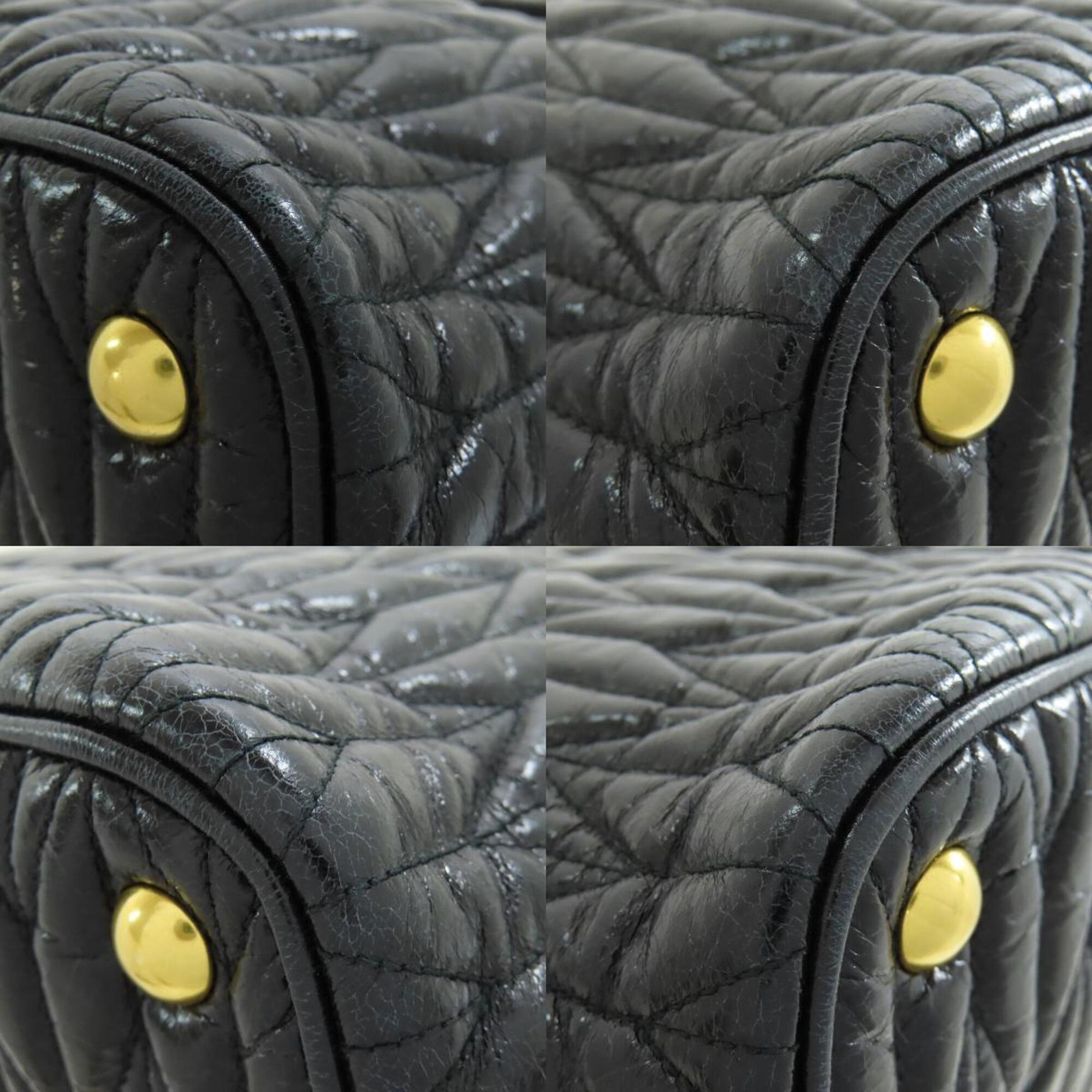 Miu Miu Black Leather Handbag (Pre-Owned)