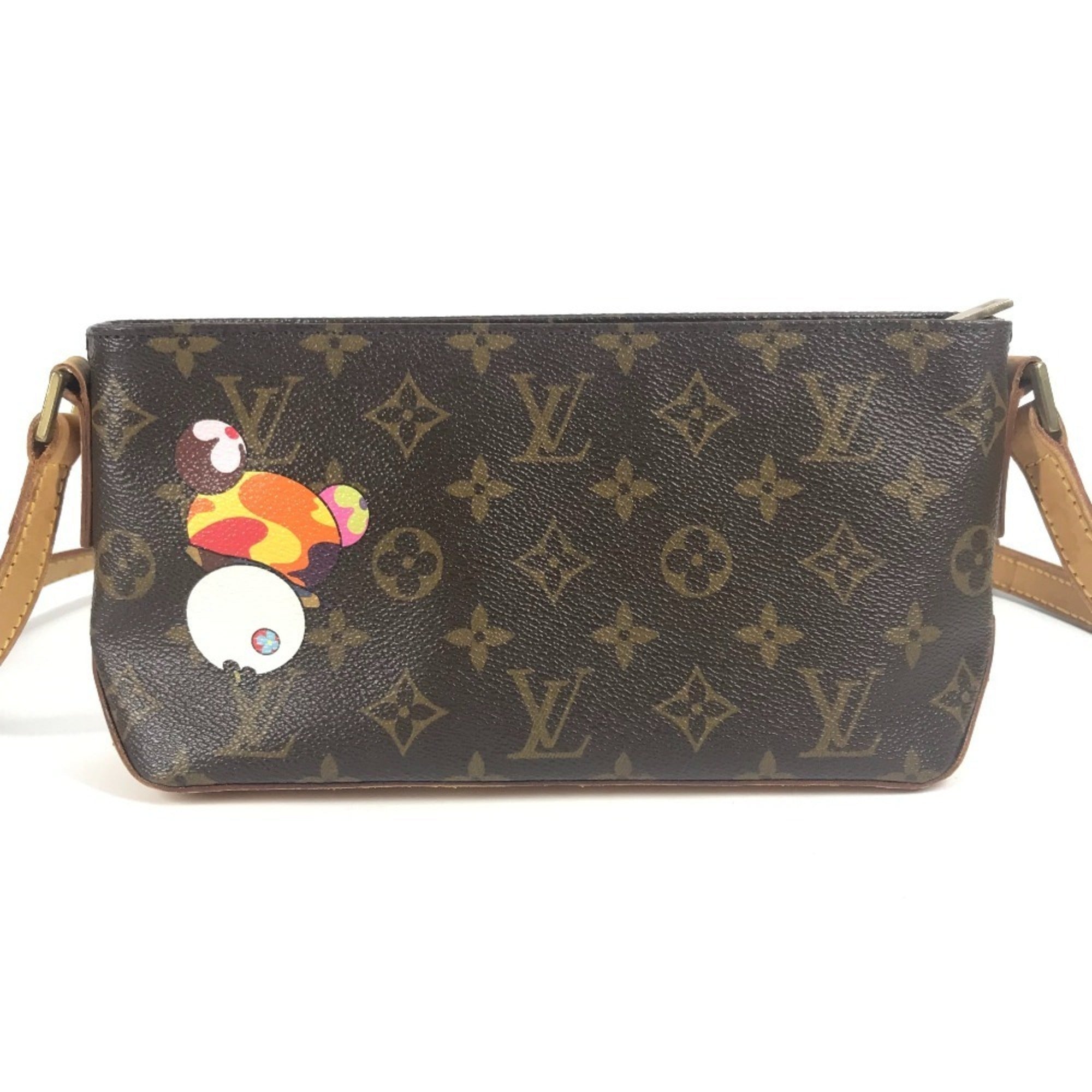 Louis Vuitton Brown Monogram Panda Multi-Color Monogram Pochette Shoulder Bag (Pre-Owned)