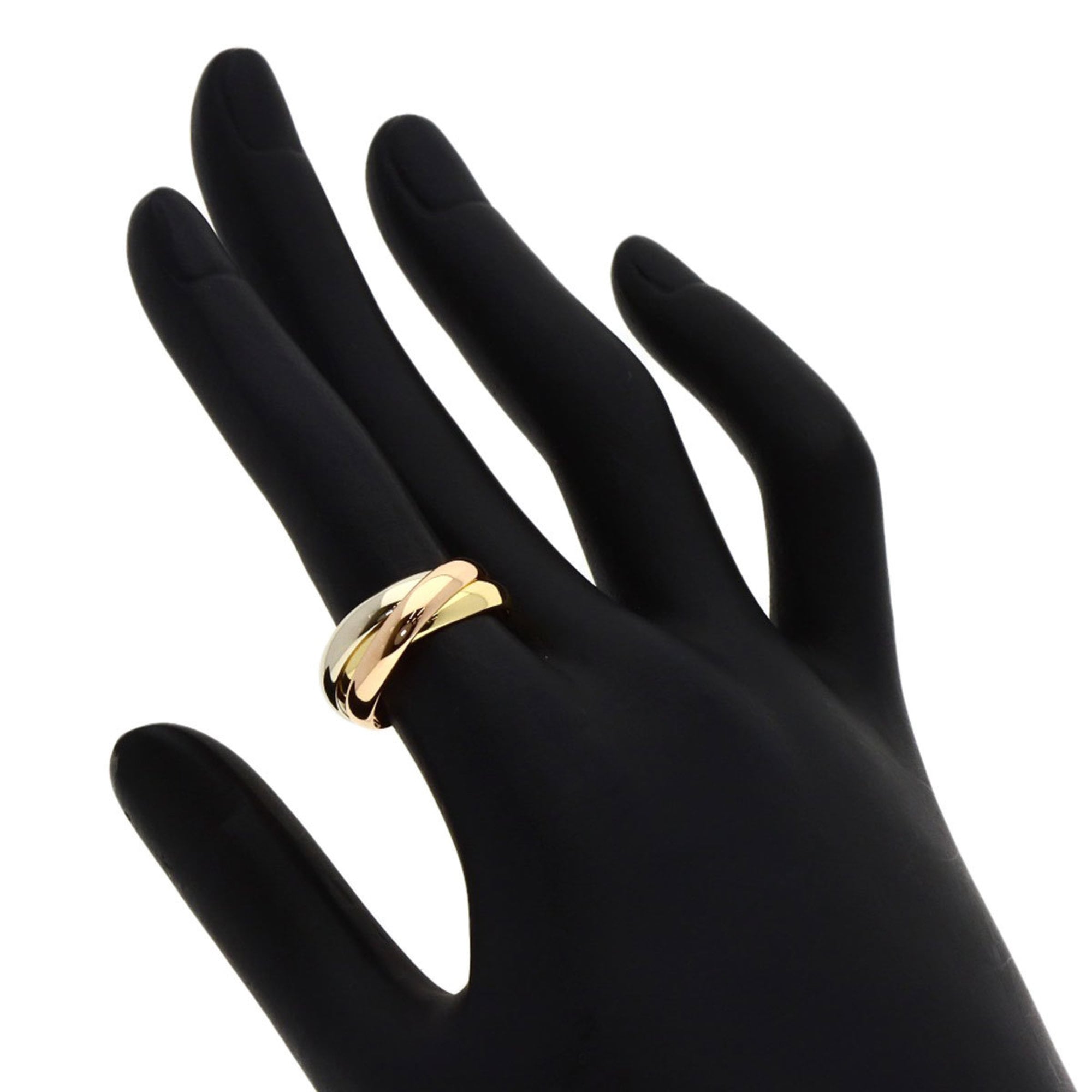 Cartier Trinity Yellow Gold (18K) Pink Gold (18K) White Gold (18K) Band Ring (Pre-Owned)