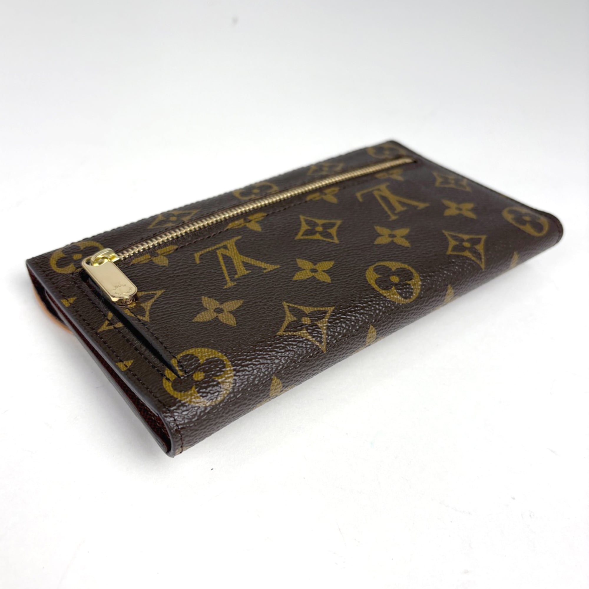 Louis Vuitton Brown Monogram Monogram Wallet (Tri-Fold) (Pre-Owned)