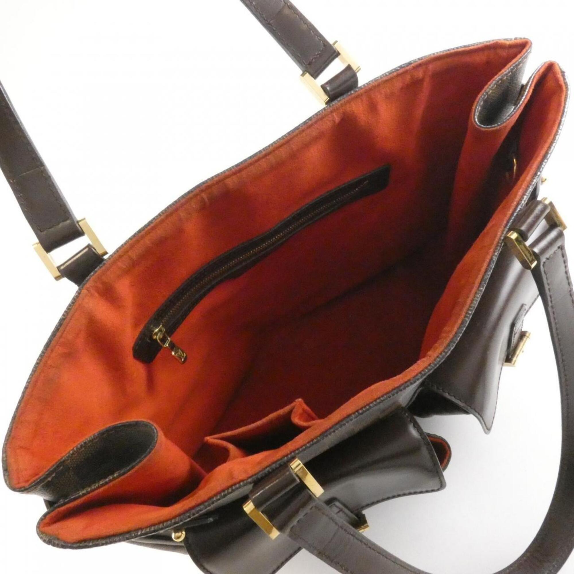 Louis Vuitton Ebene Coated Canvas Handbag (Pre-Owned)