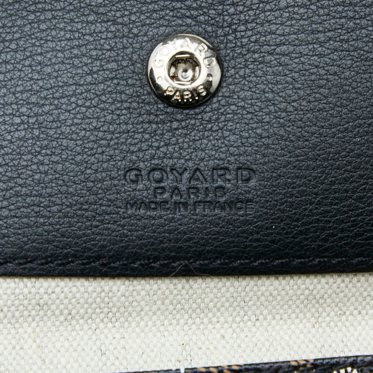 Goyard Black Brown Pvc Leather Pouch Tote Bag (Pre-Owned)