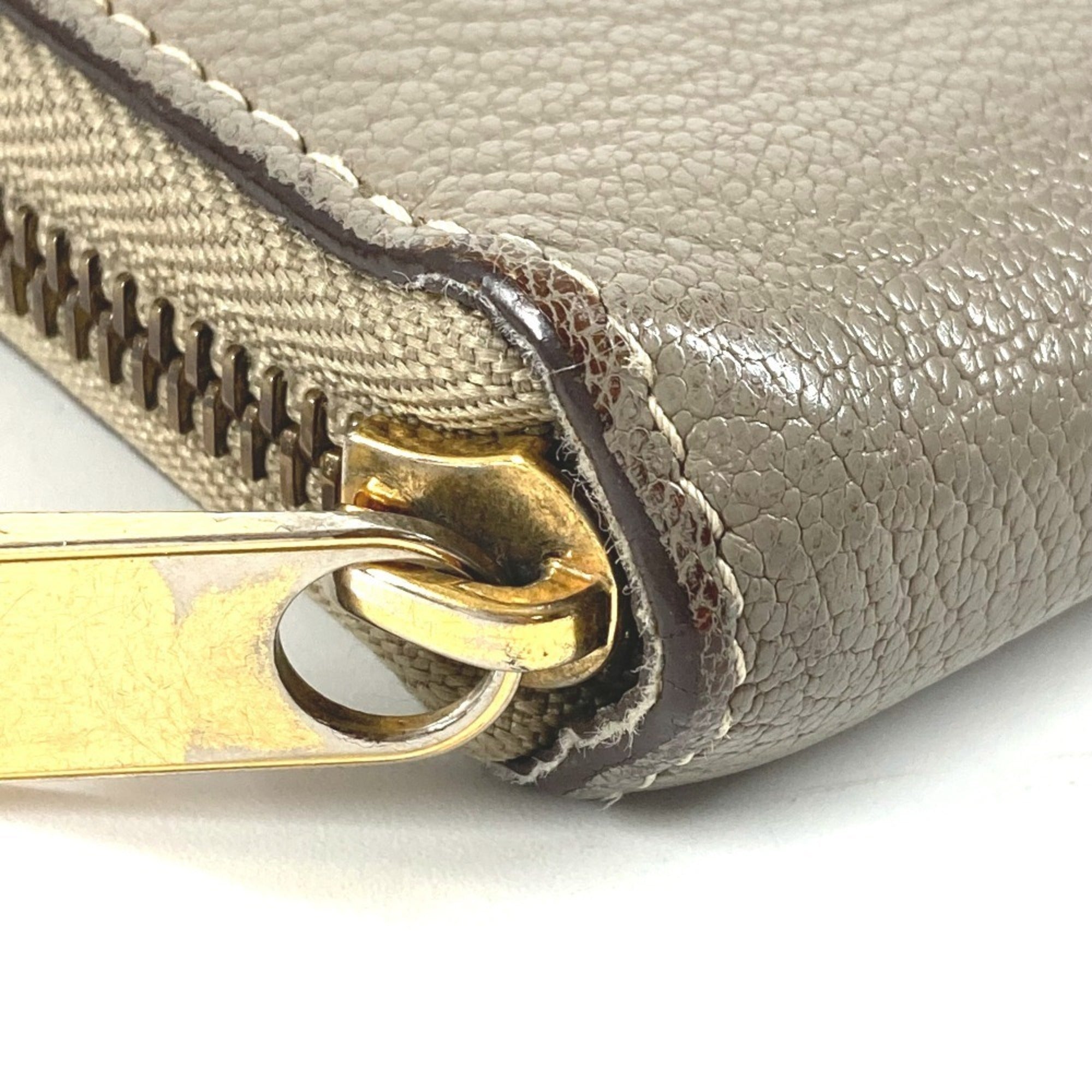 Louis Vuitton Galle Gray Velone Suhali Leather Long Wallet (Bi-Fold) (Pre-Owned)
