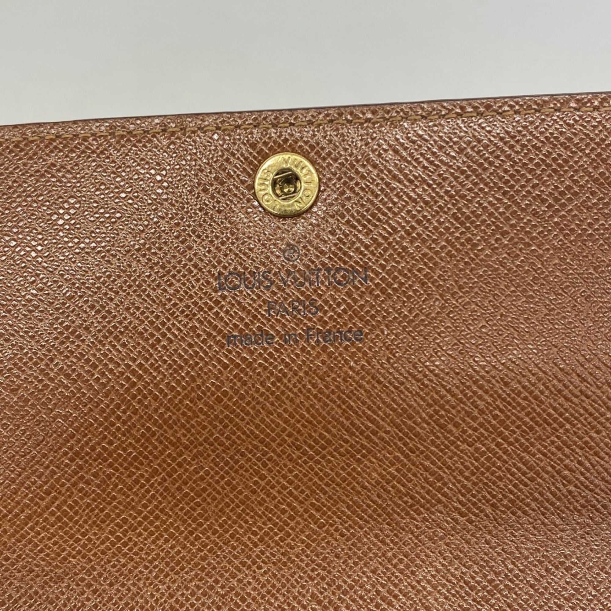 Louis Vuitton Brown Long Wallet (Bi-Fold) (Pre-Owned)