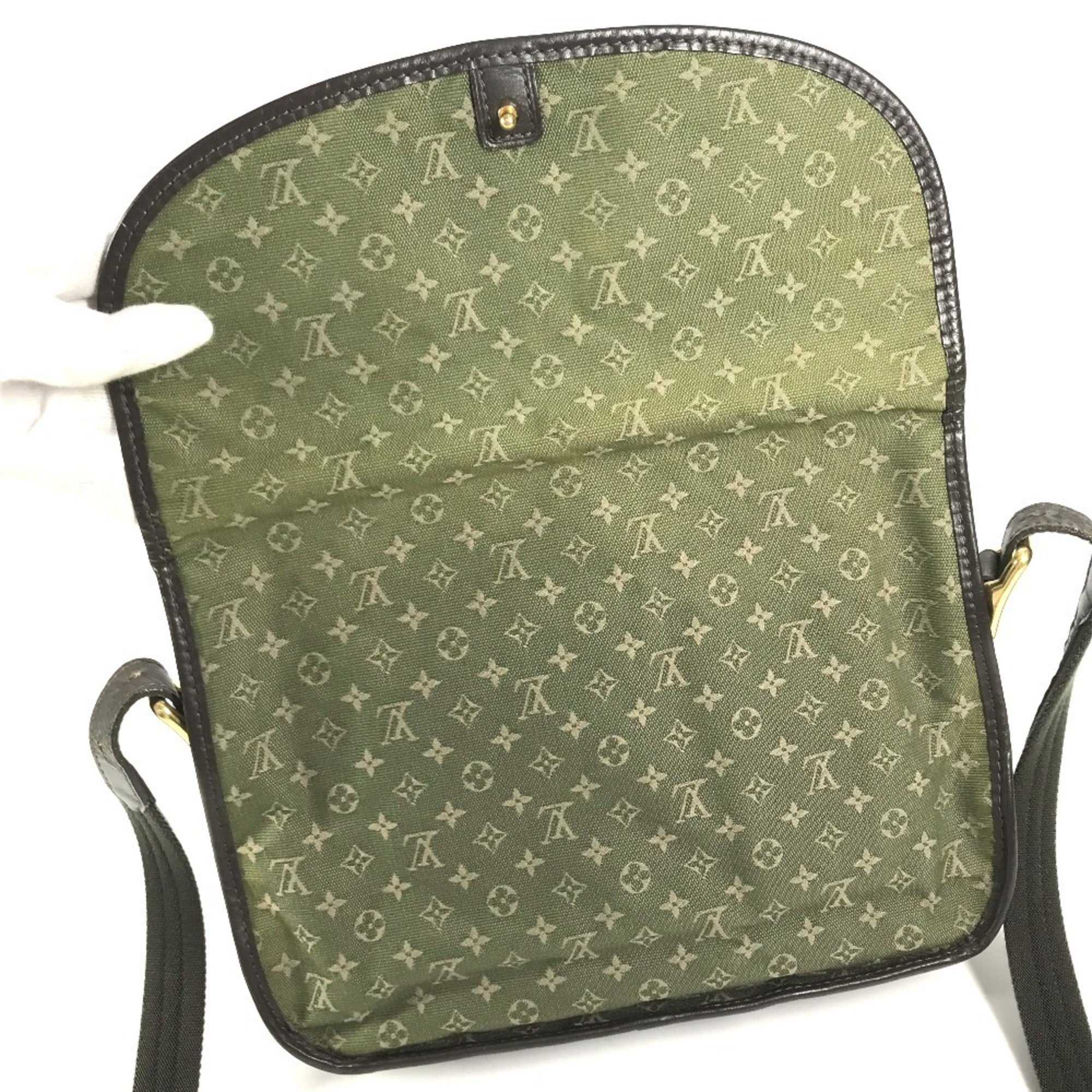 Louis Vuitton Khaki Monogram Monogram Mini Pochette Shoulder Bag (Pre-Owned)