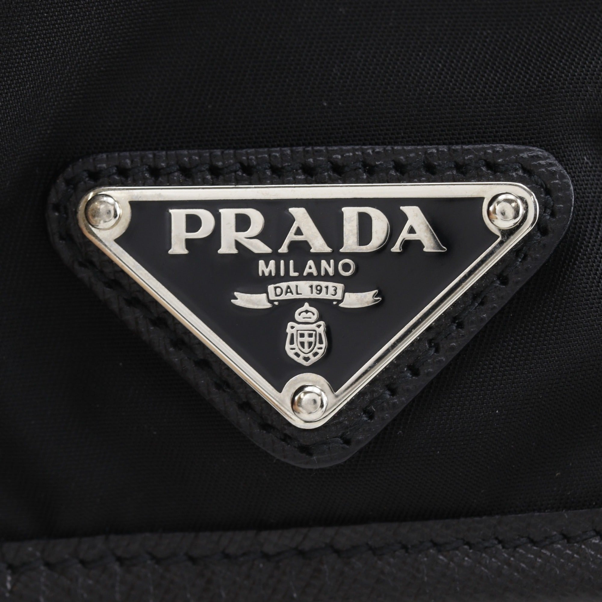 Prada Black Nero Nylon Pouch (Pre-Owned)