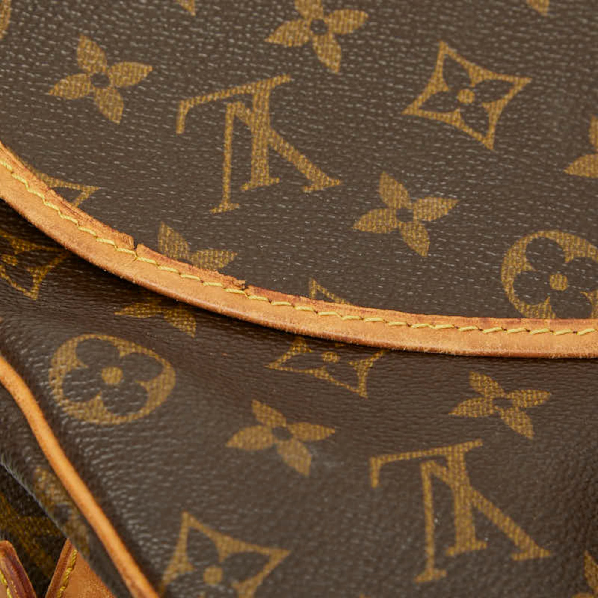 Louis Vuitton Brown Pvc Leather Shoulder Bag (Pre-Owned)