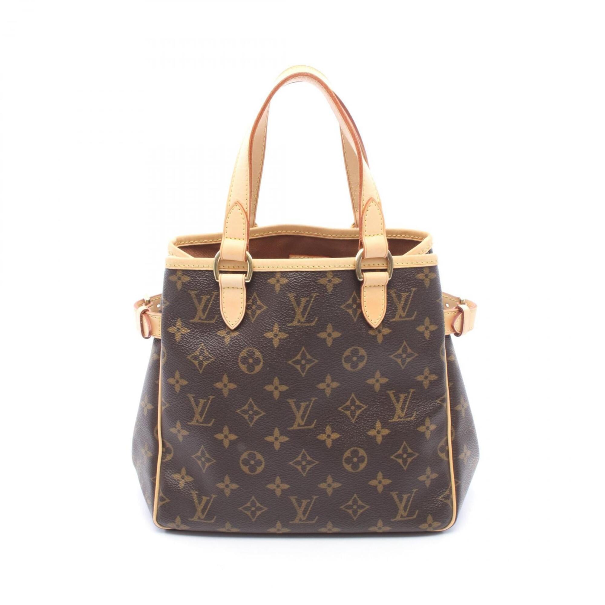 Louis Vuitton Brown Monogram Coated Canvas Leather Handbag (Pre-Owned)
