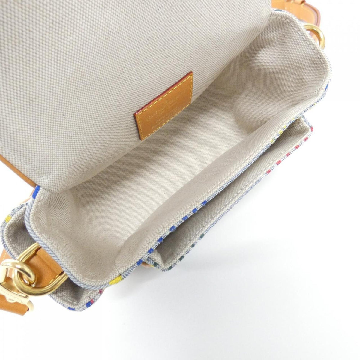 Louis Vuitton Multi-Color Denim Shoulder Bag (Pre-Owned)