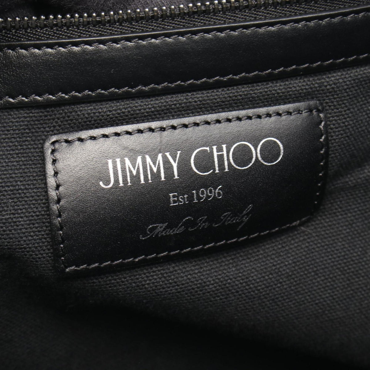 Jimmy Choo Green Leather Handbag Tote Bag (Pre-Owned)