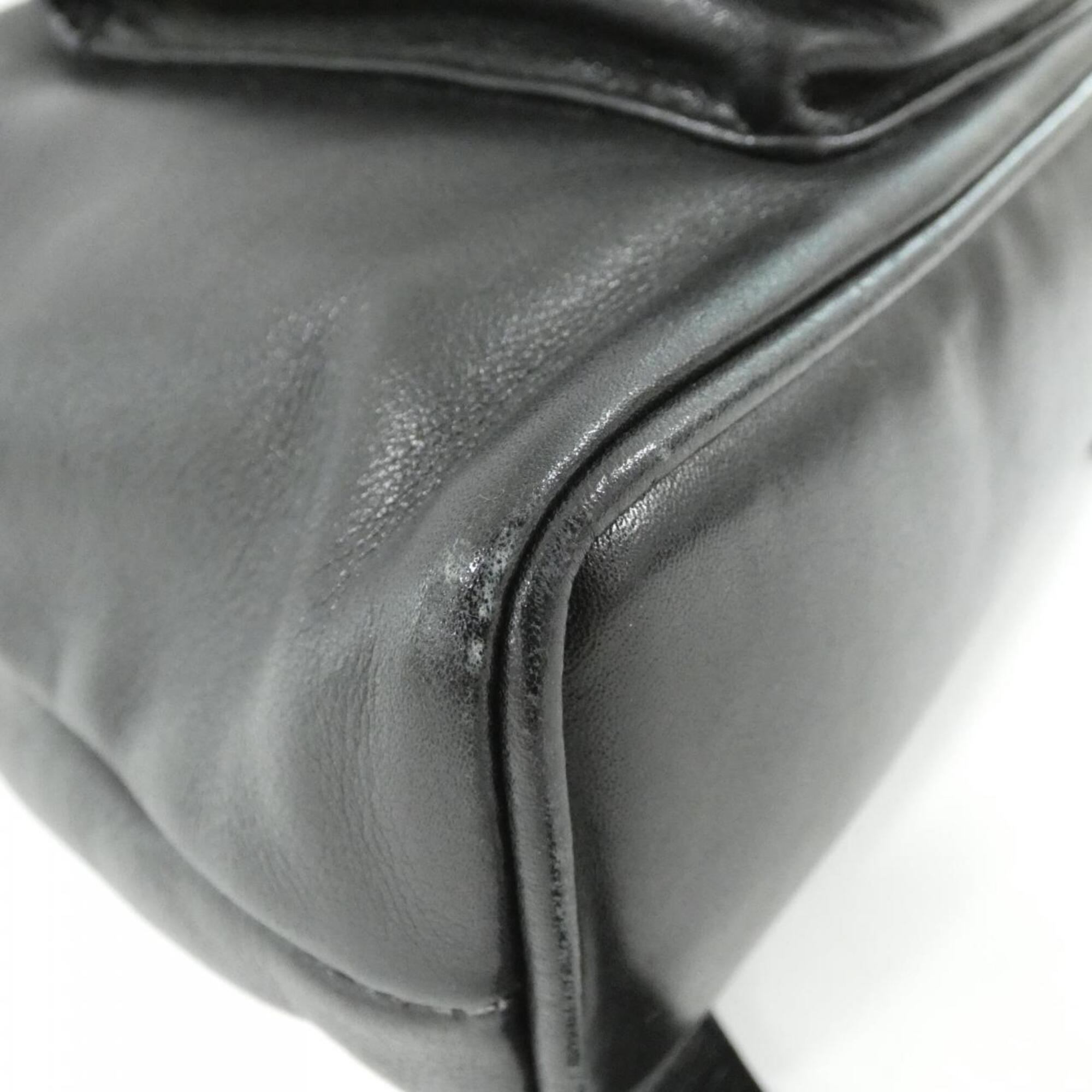 Gucci Black Leather Backpack (Pre-Owned)